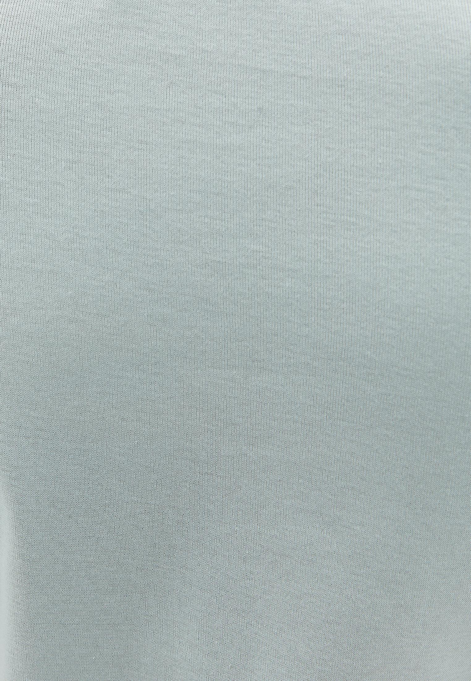 Crew Neck Loose Fit T-Shirt - AQUA GRAY