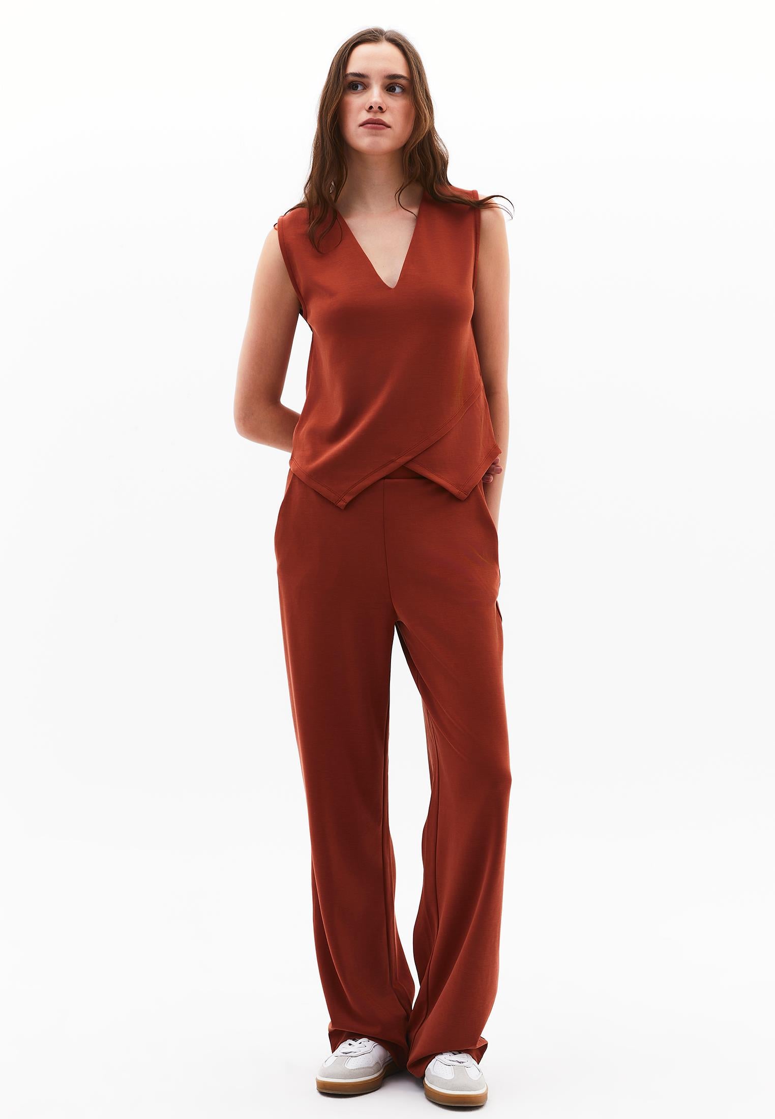 High Waist Modal Pants - ARABIAN SPICE