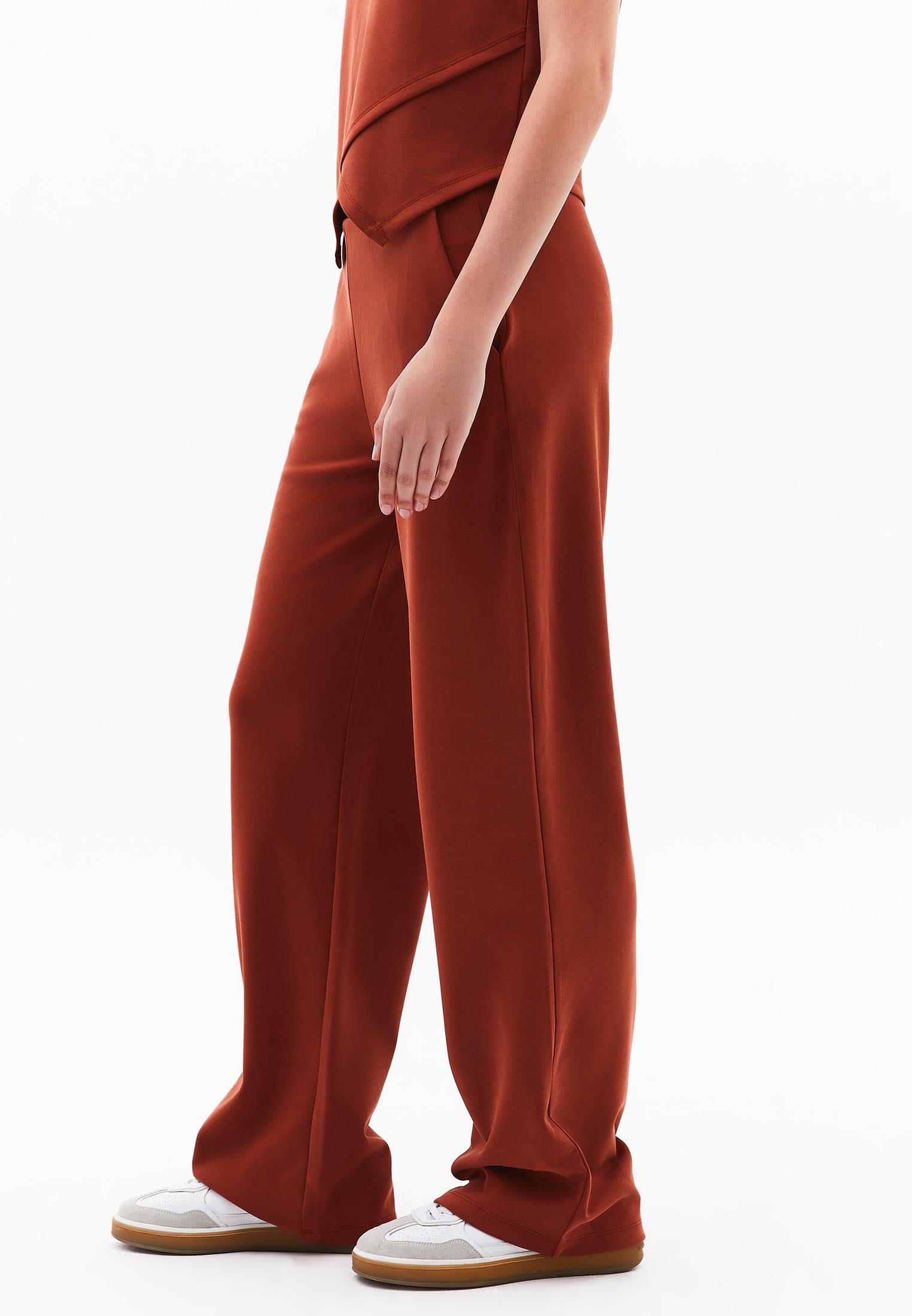 High Waist Modal Pants - ARABIAN SPICE