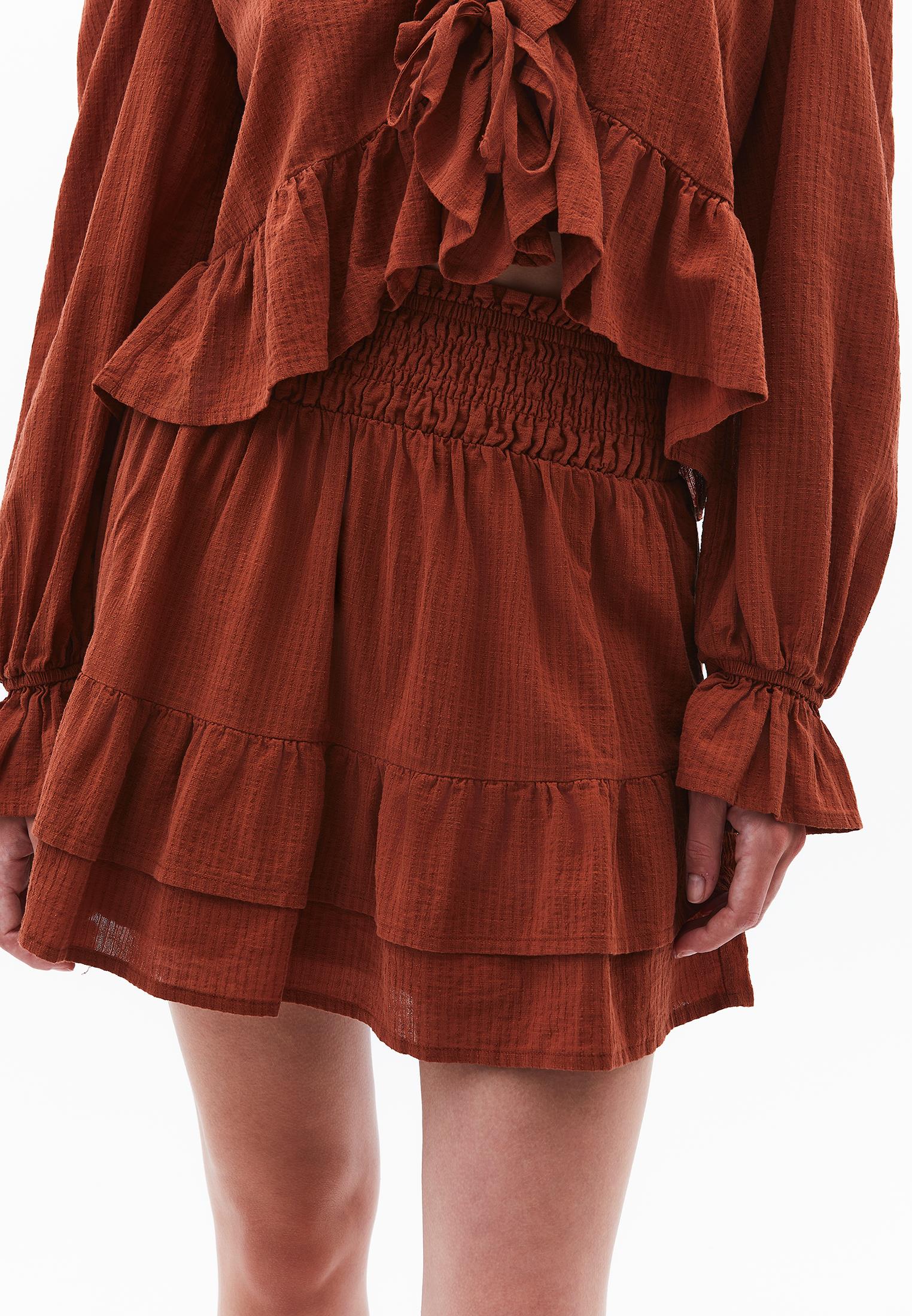 Ruffled Short Skirt - ARABIAN SPICE