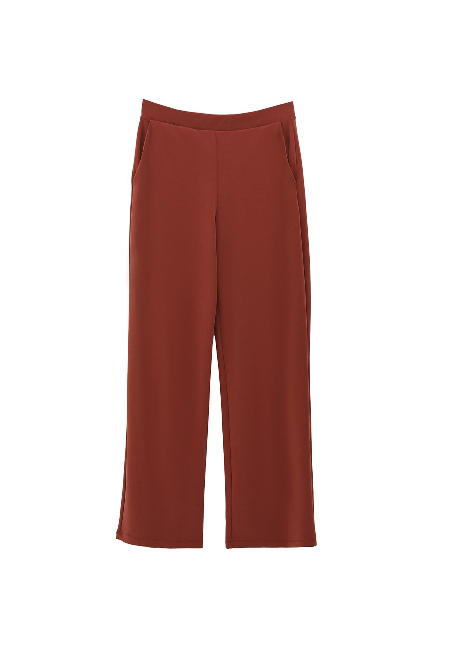 High Waist Standard Straight Leg Pants - ARABIAN SPICE