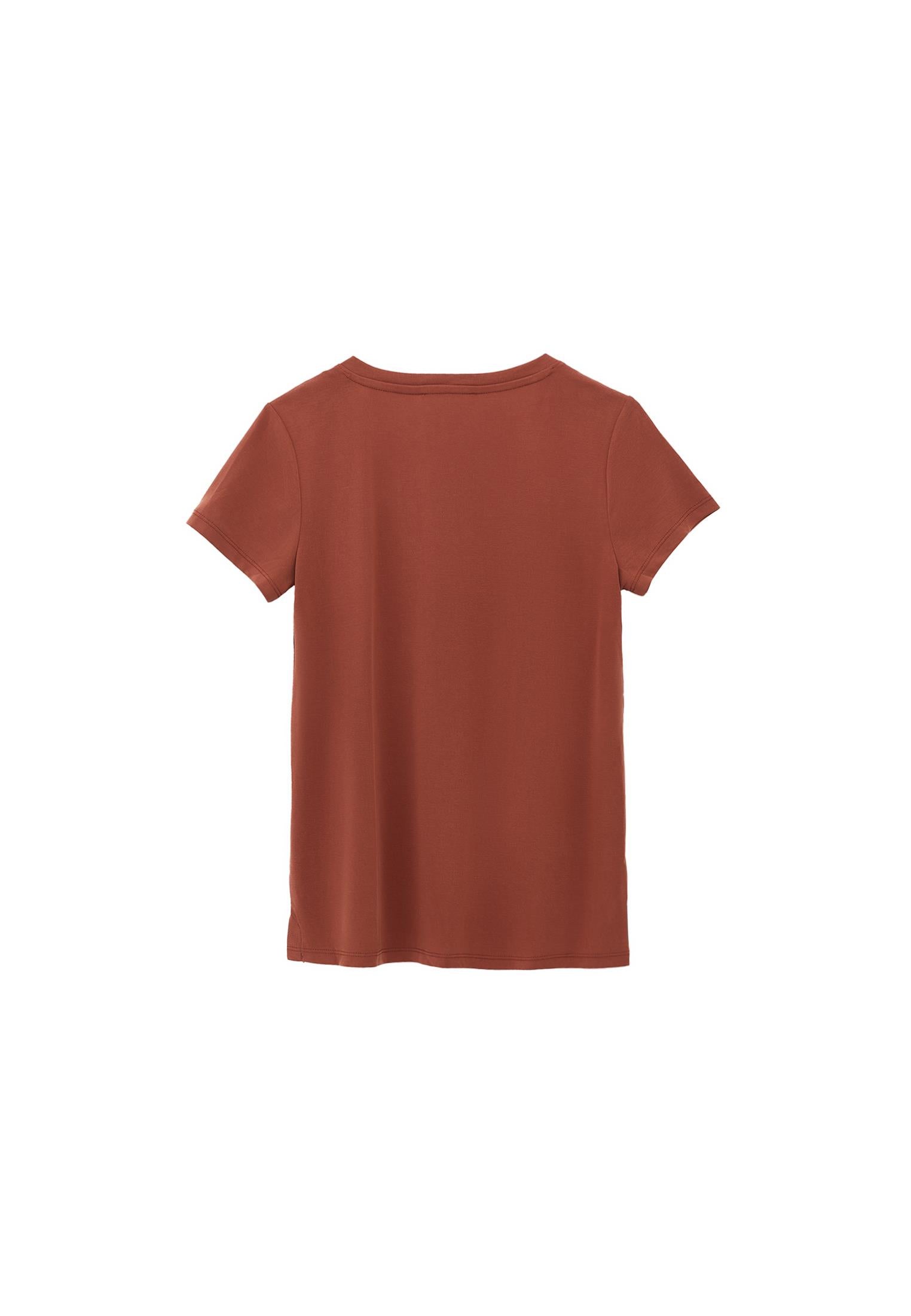 V Neck Slim Fit Short Sleeve T-Shirt - ARABIAN SPICE