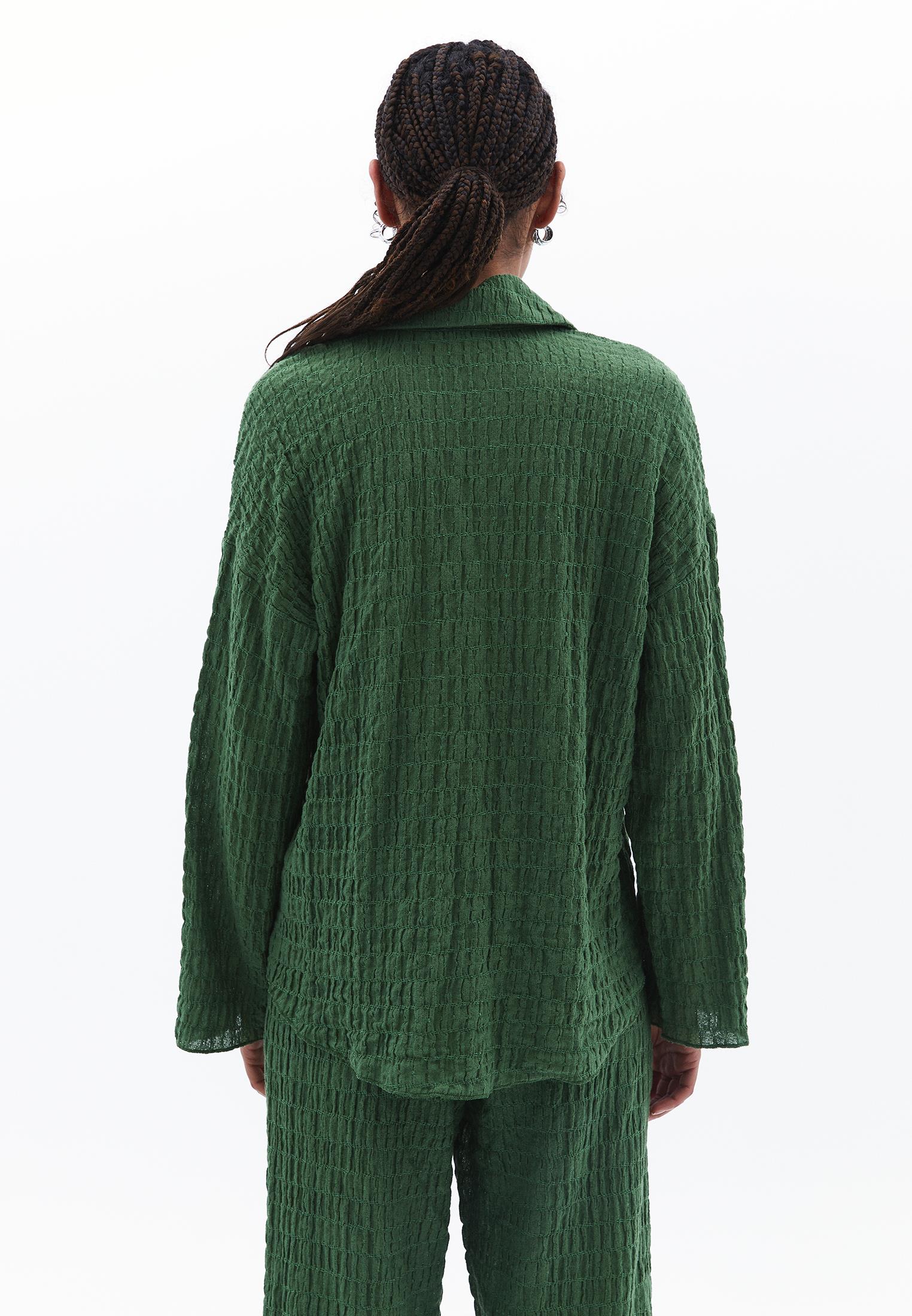 Oversize Shirt - ARTICHOKE GREEN