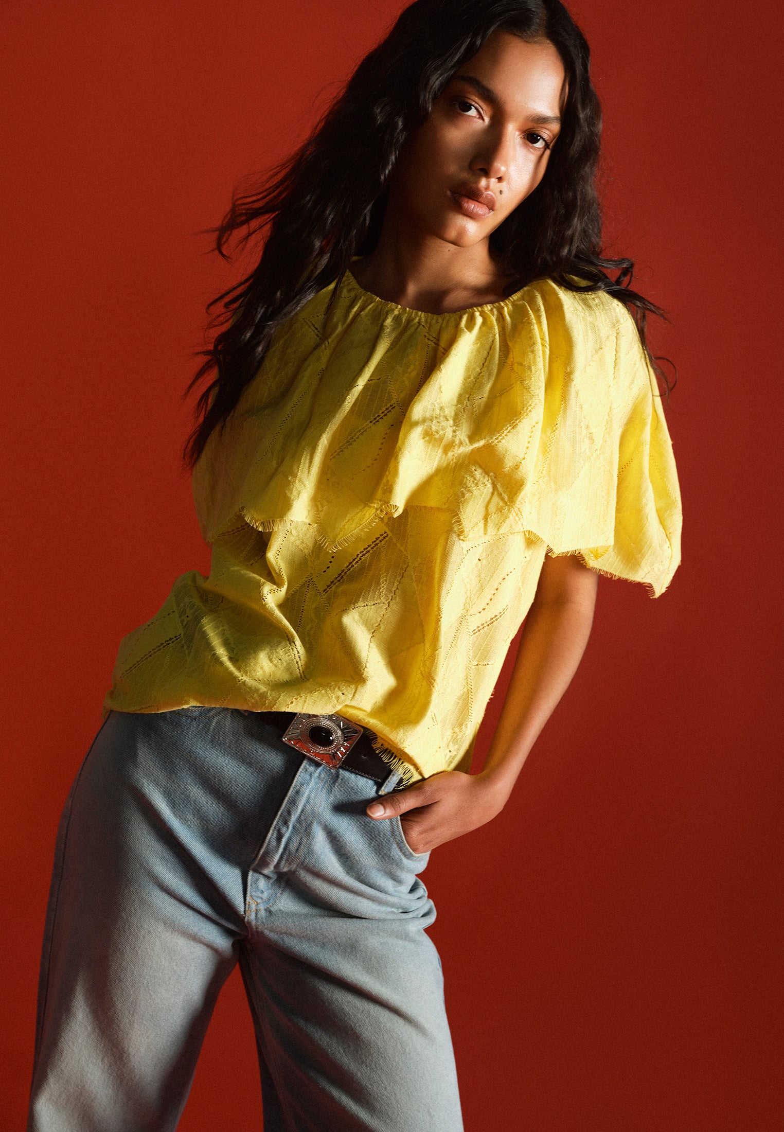 Boat Neck Blouse - ASPEN GOLD