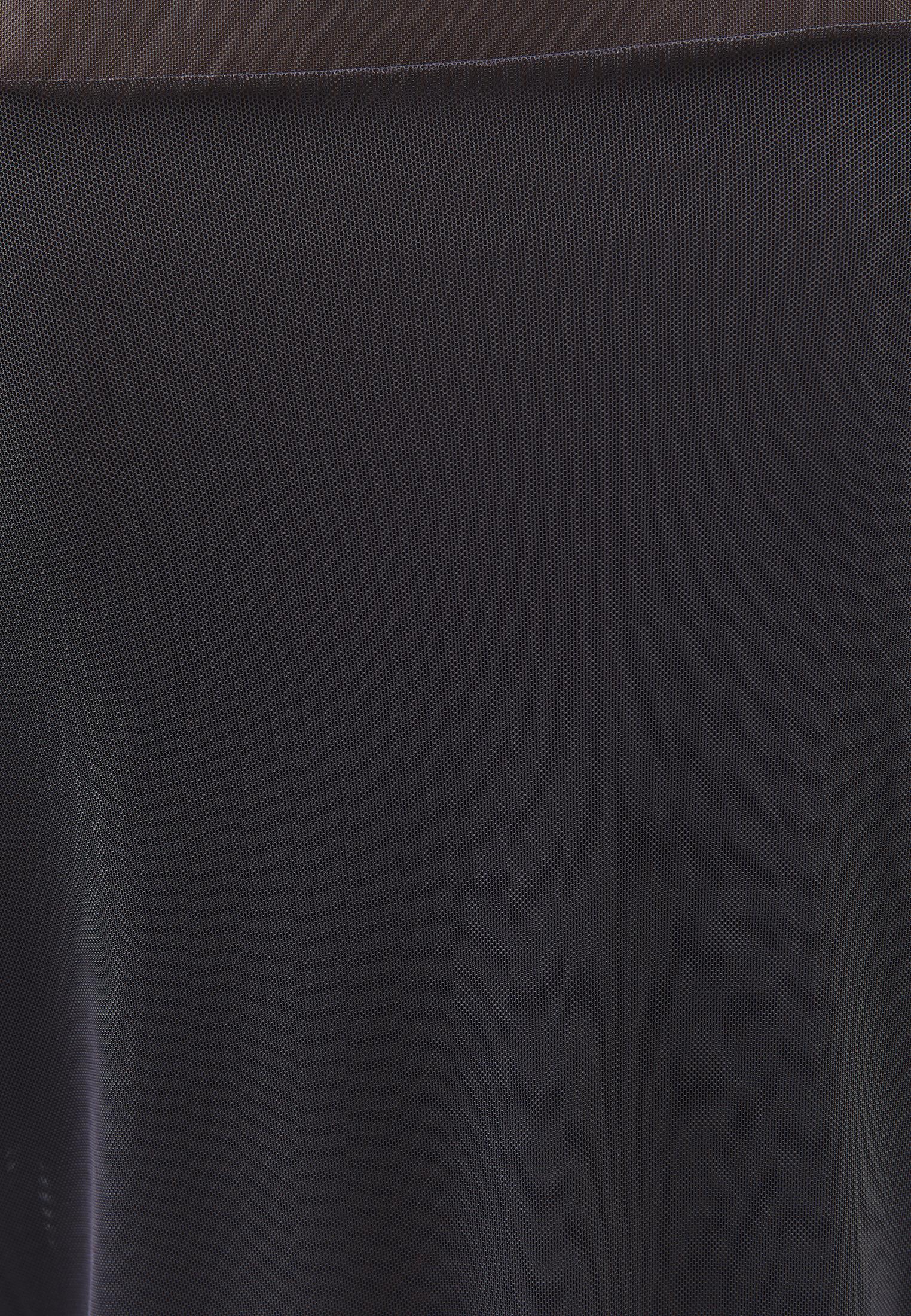 Batwing Sleeve Boat Neck Blouse - ASPHALT