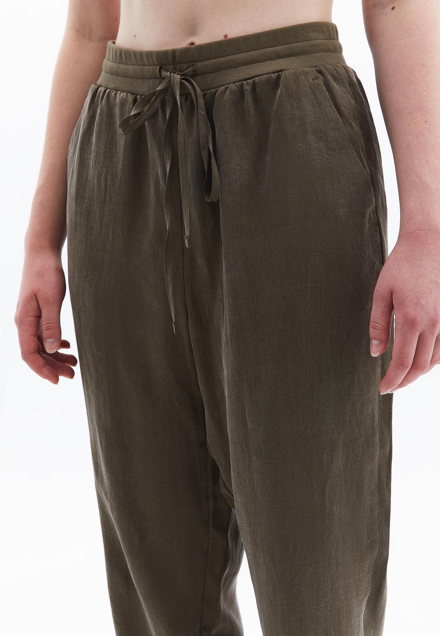High Waist Straight Leg Pants - BEECH