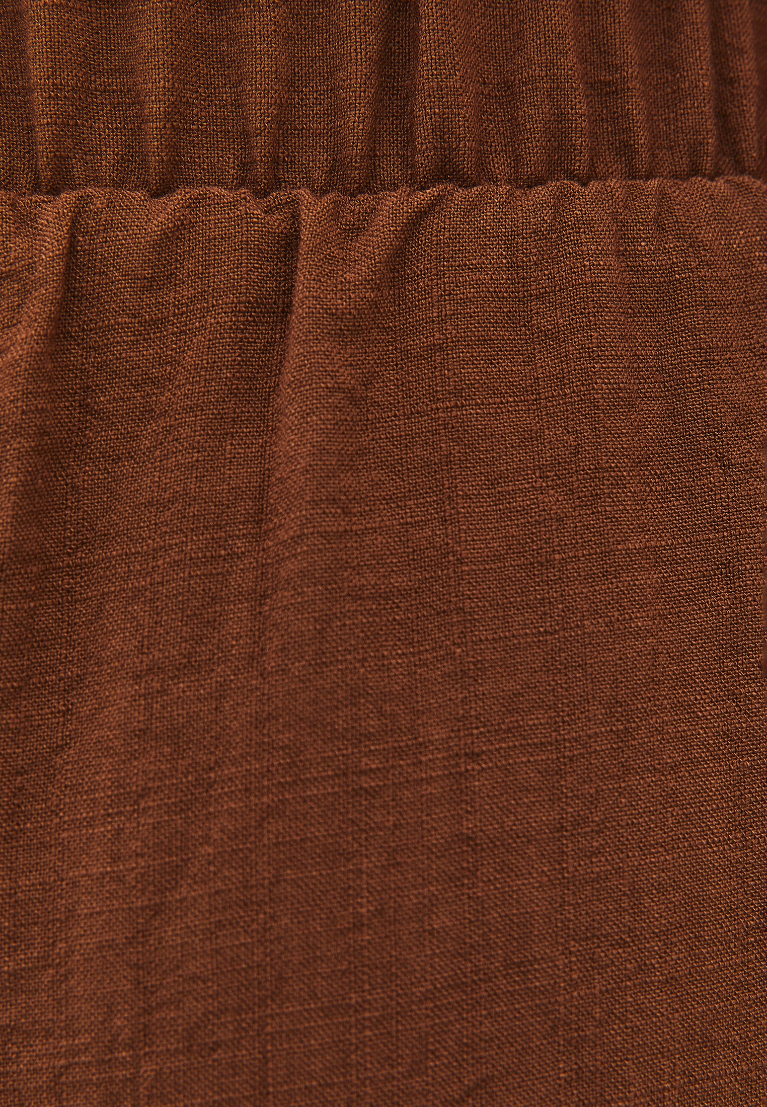 High Waist Wide Leg Pants - BISON