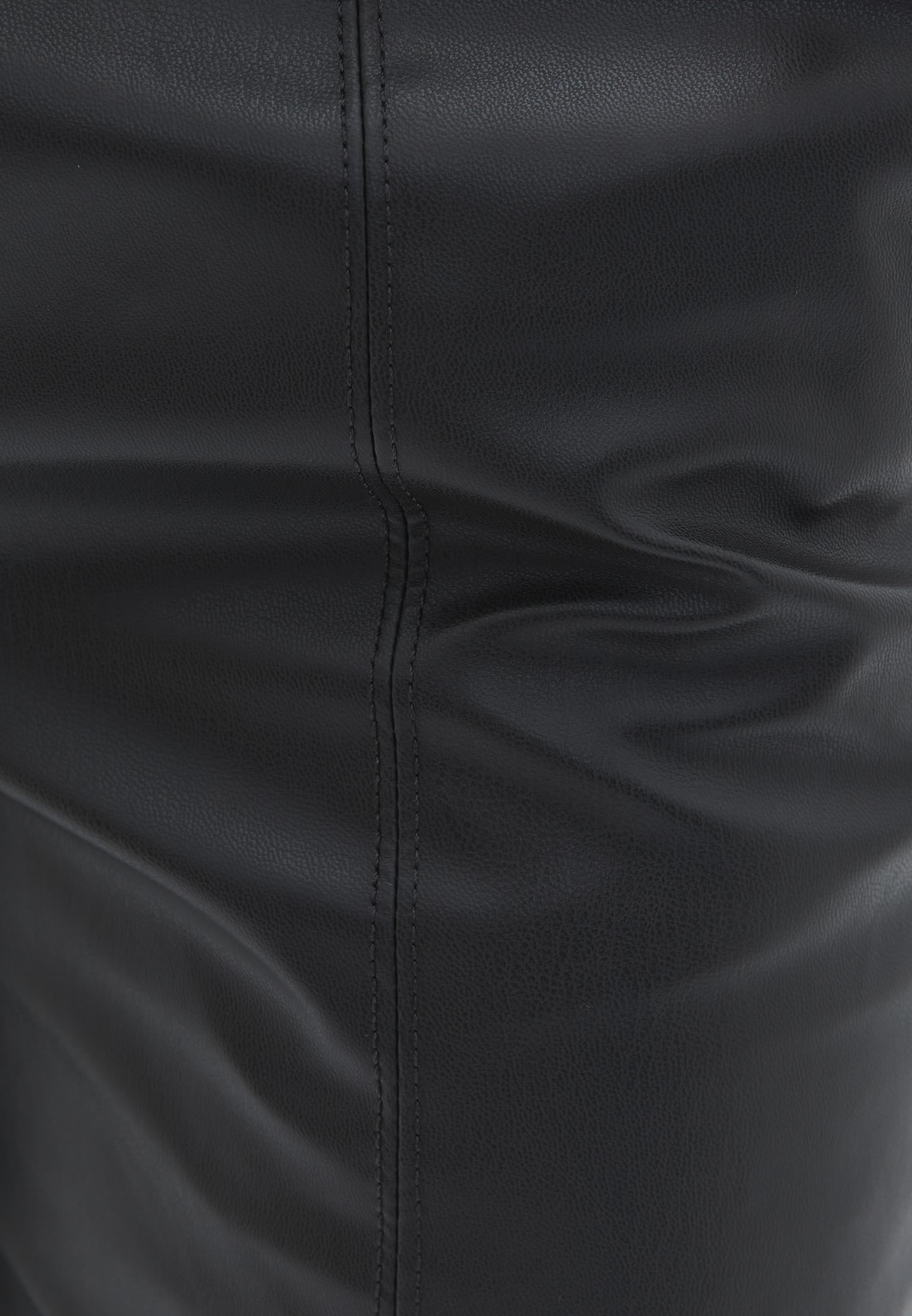 High Waist Cut Jogger Pants - BLACK OLIVE