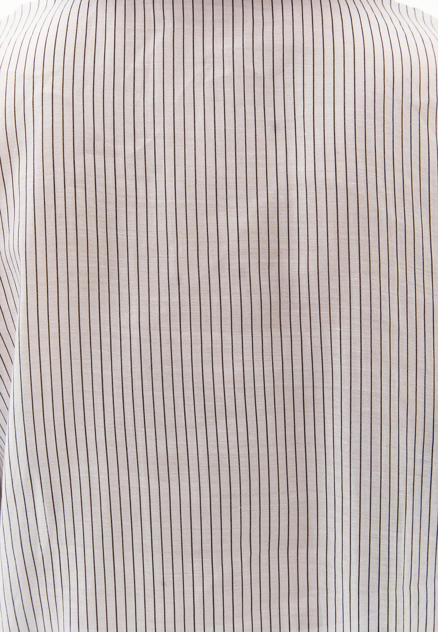 Striped Balloon Sleeve Shirt - BLACK STRIPE