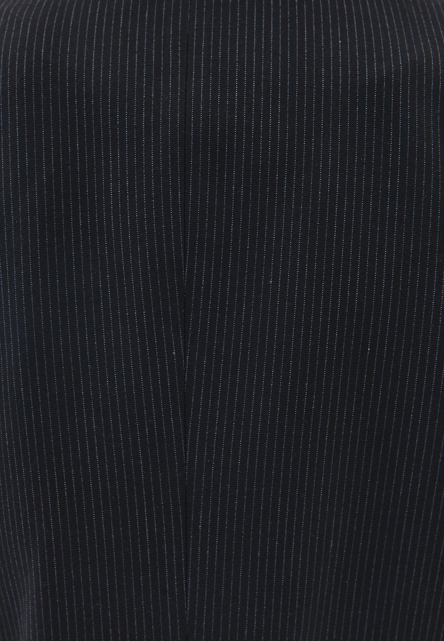 Slim Fit Cropped Blazer Jacket - BLACK STRIPE