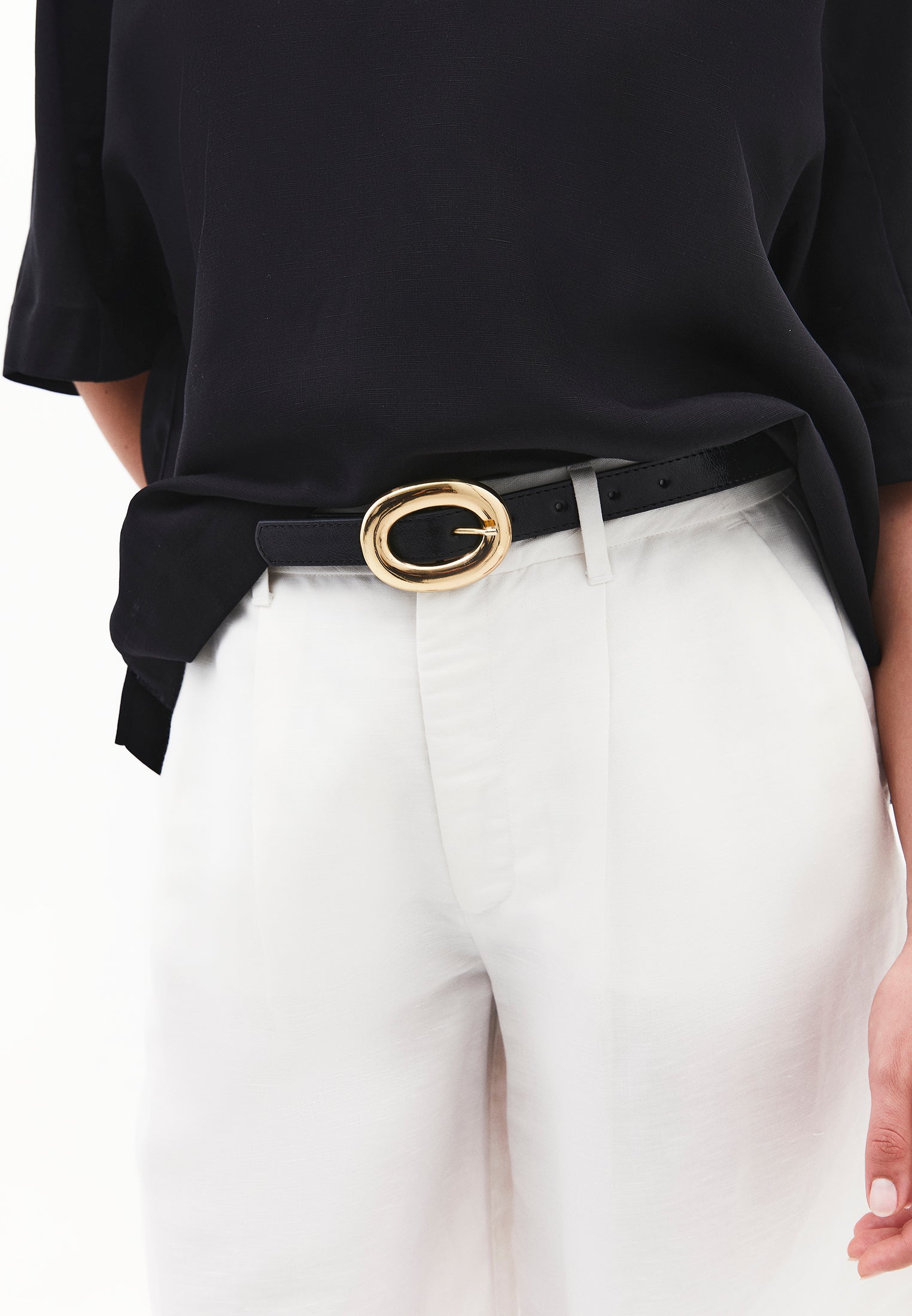 Women's Belt For Daily Outfit - BLACK