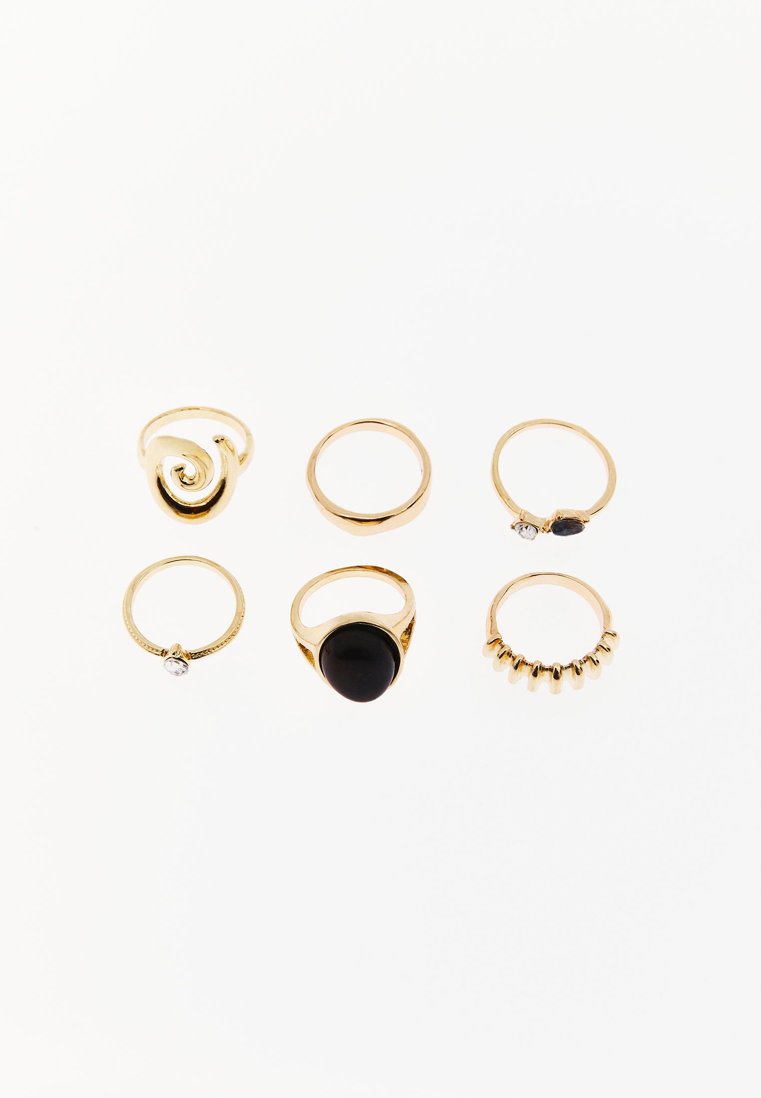 Modern Ring - GOLD/BLACK
