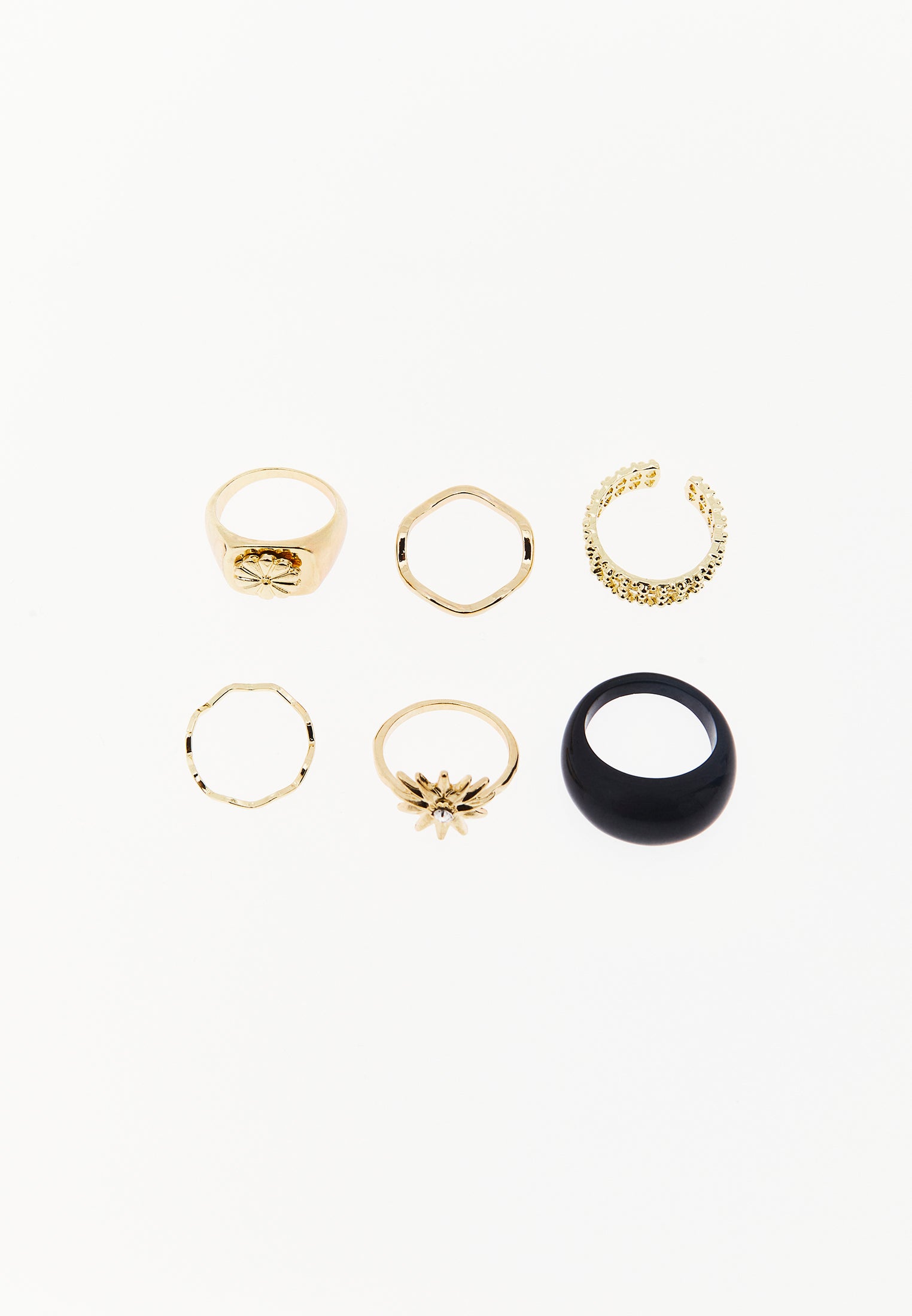 Women Ring - GOLD/BLACK