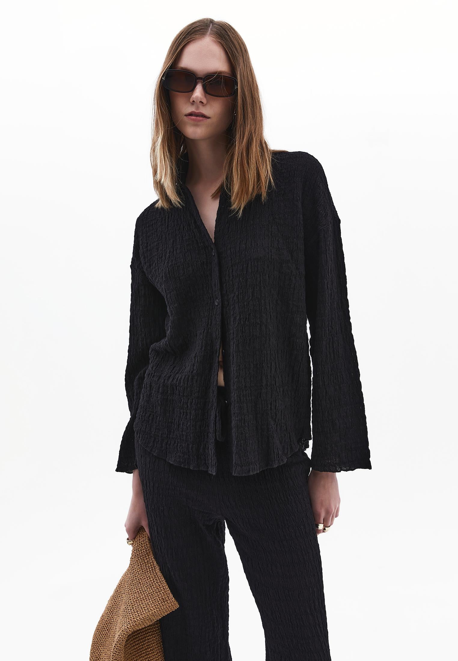 Oversize Shirt - BLACK