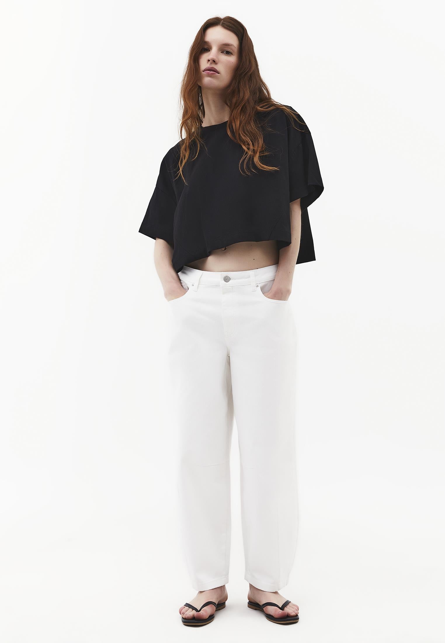 Oversize Short T-Shirt - BLACK
