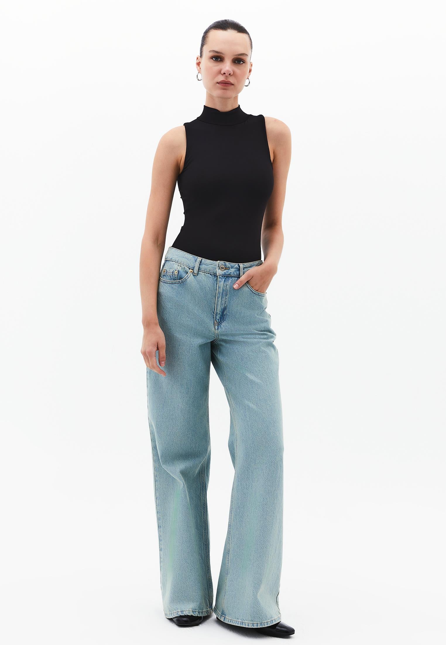 Turtleneck Body - BLACK