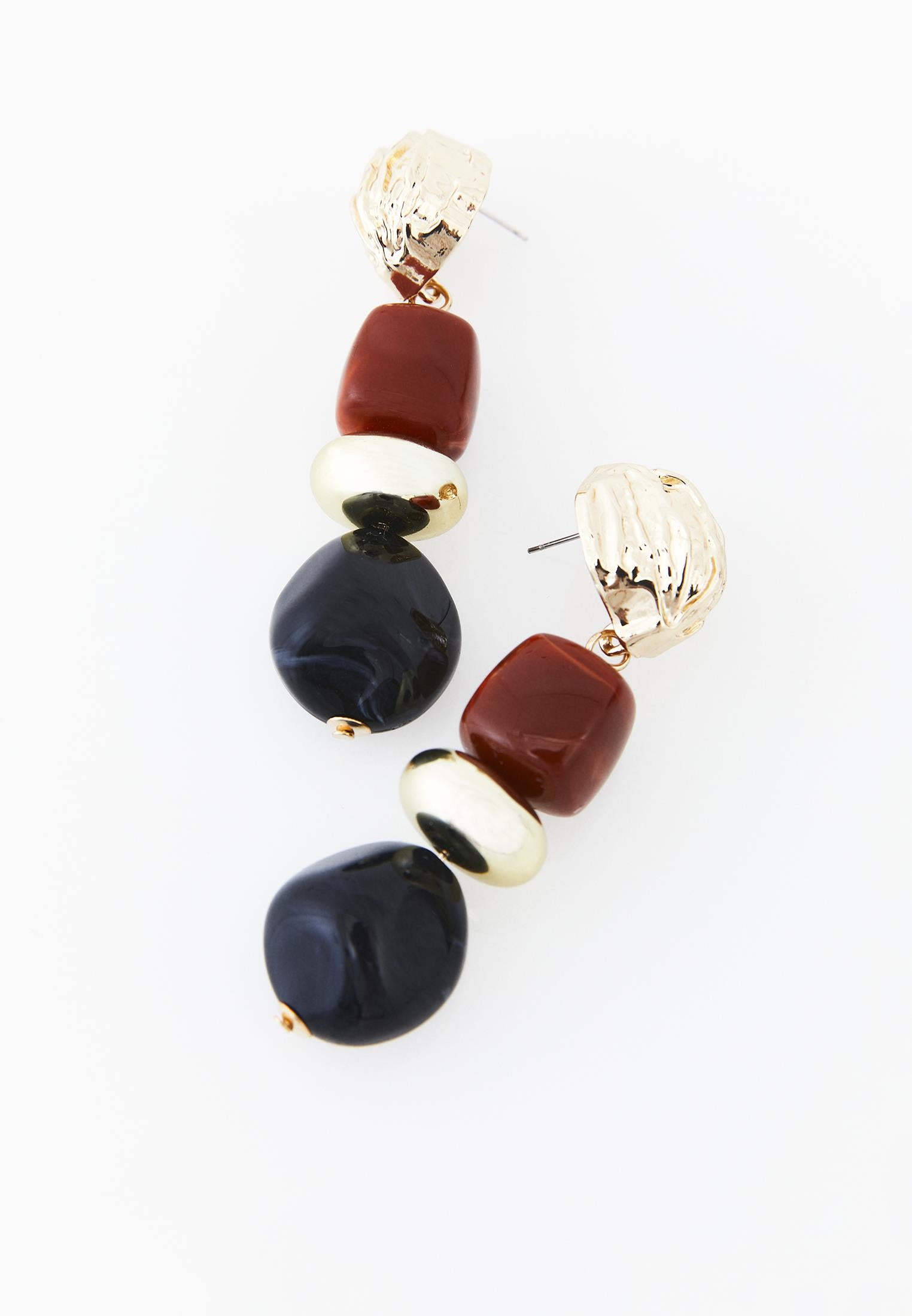 Modern Earring - BLACK