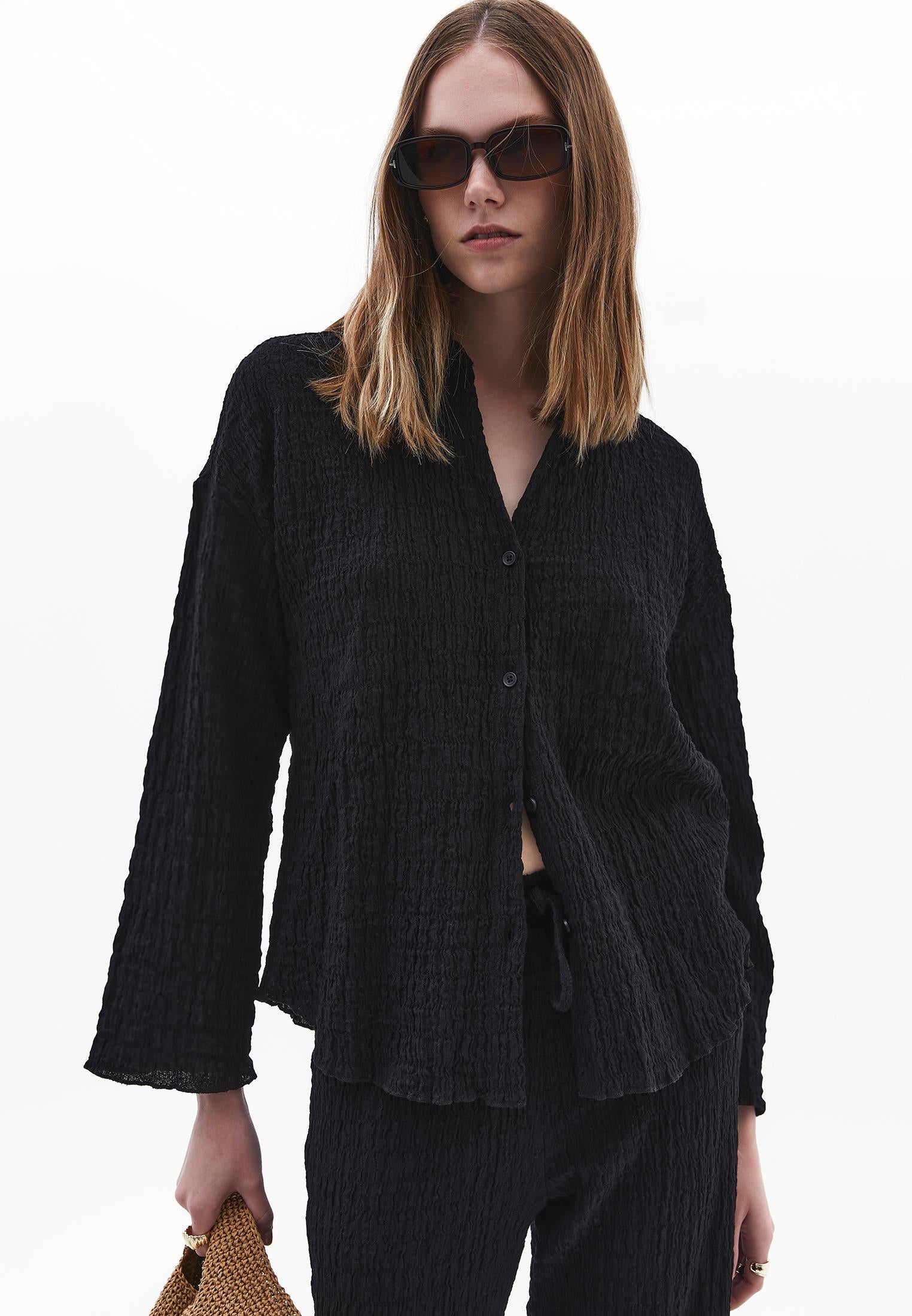 Oversize Shirt - BLACK