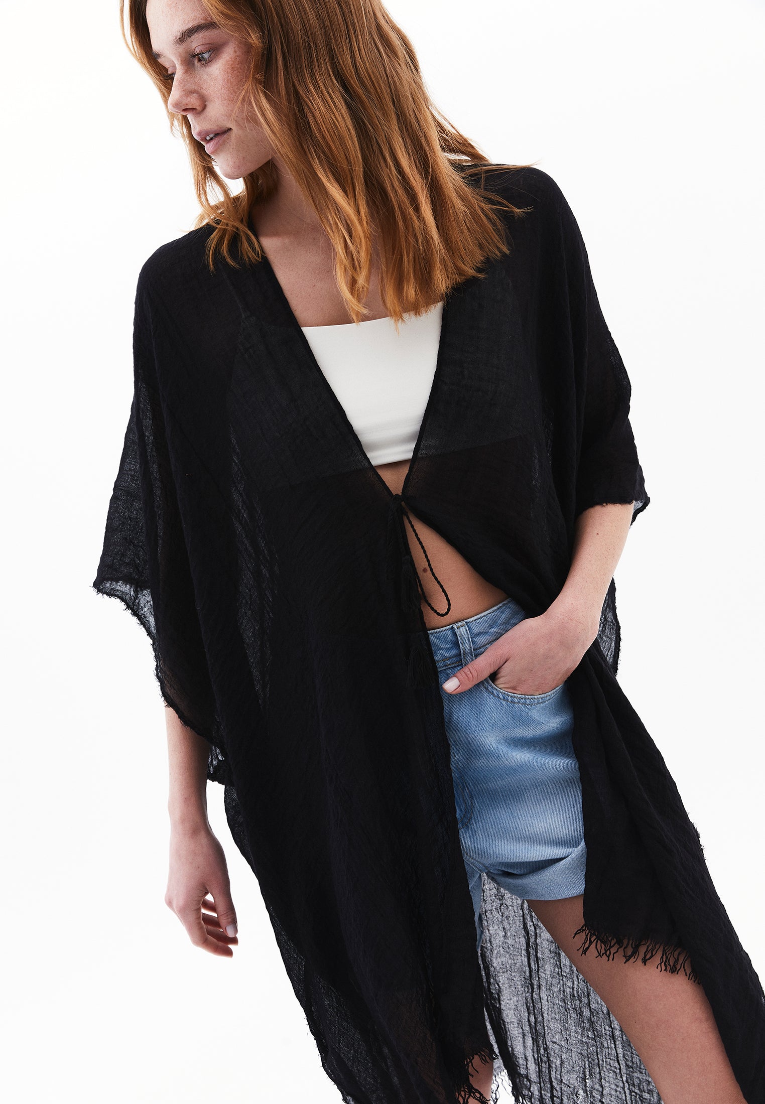 Women Scarf - BLACK