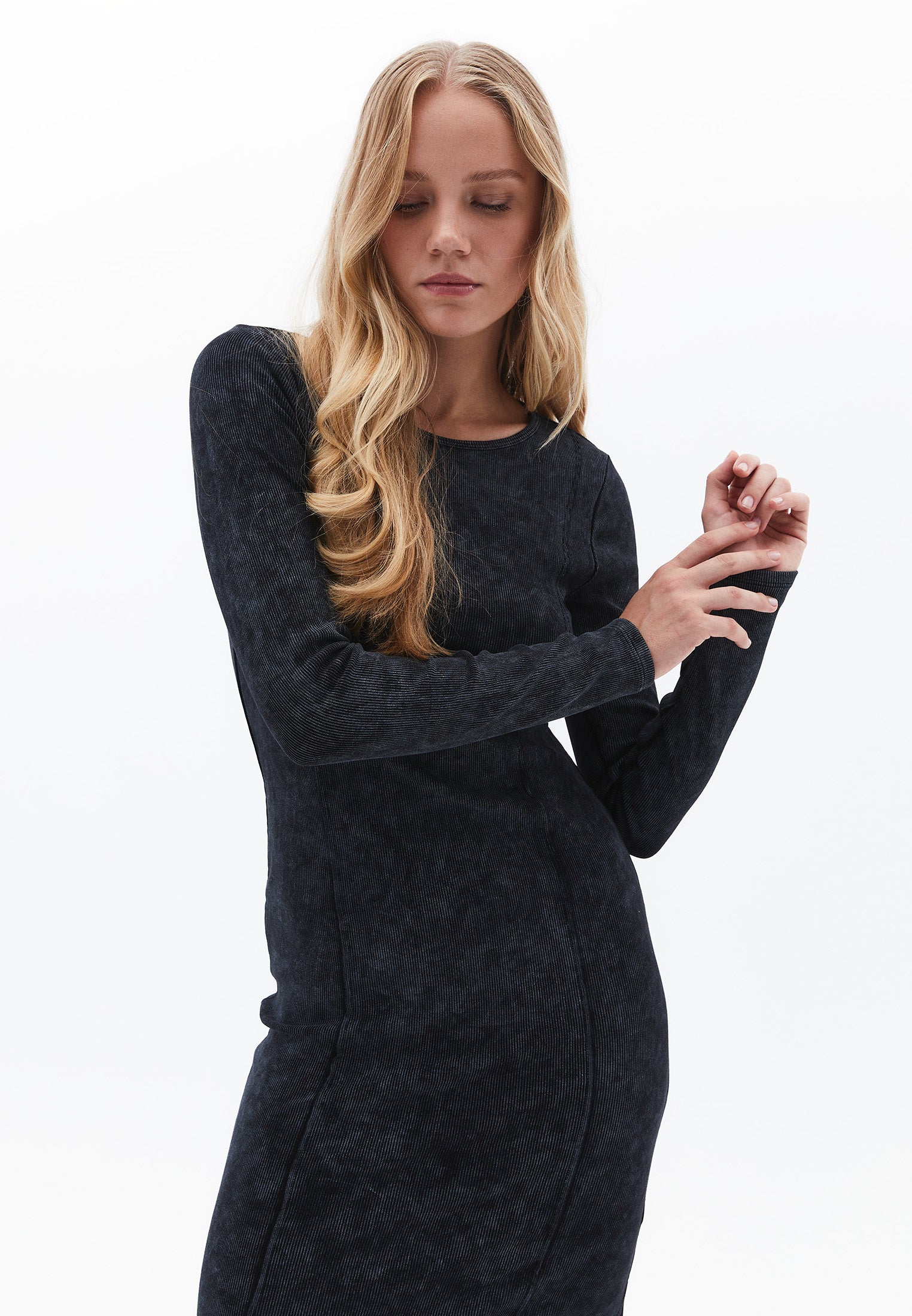 Bodycon Long Dress - BLACK