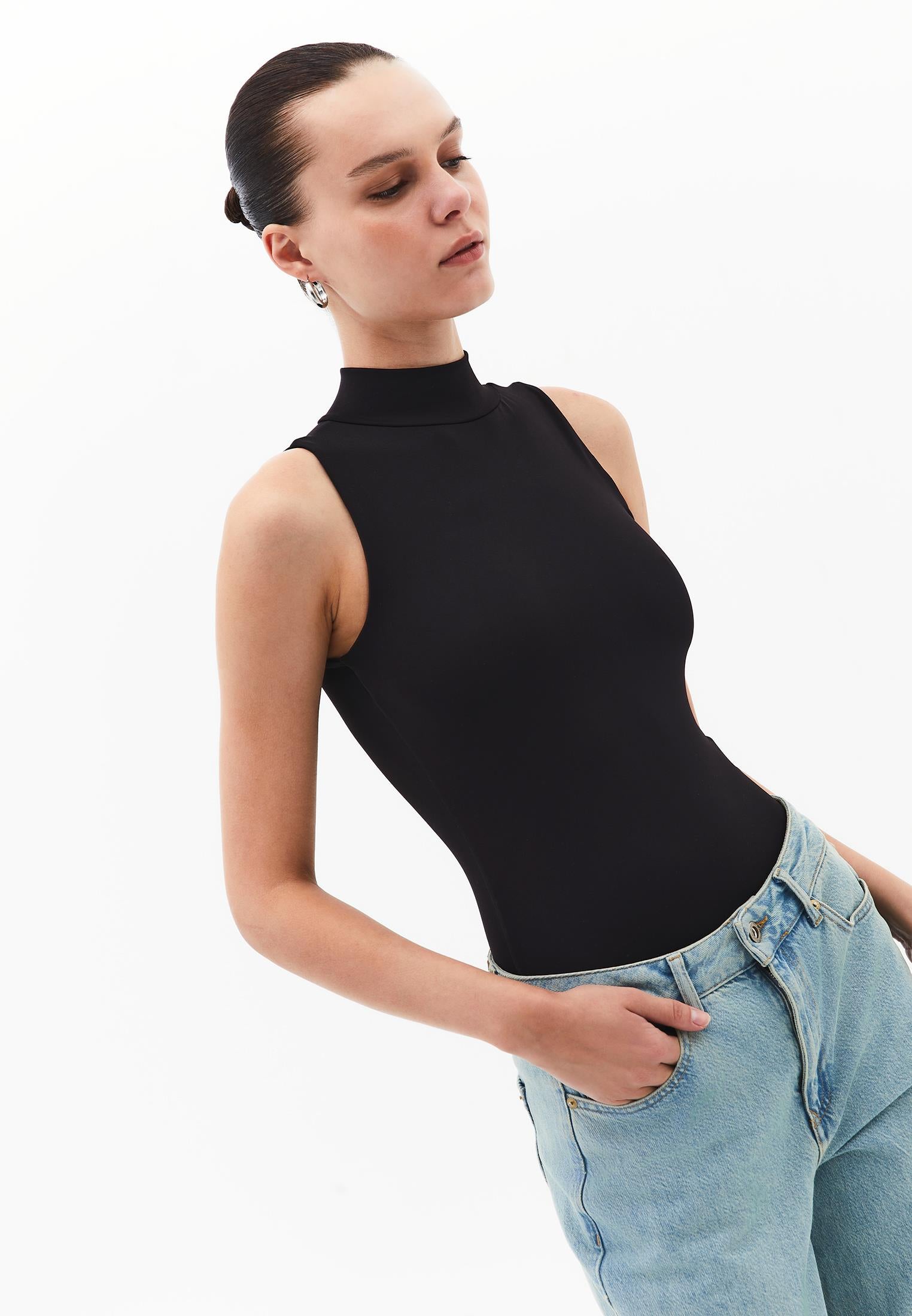 Turtleneck Body - BLACK
