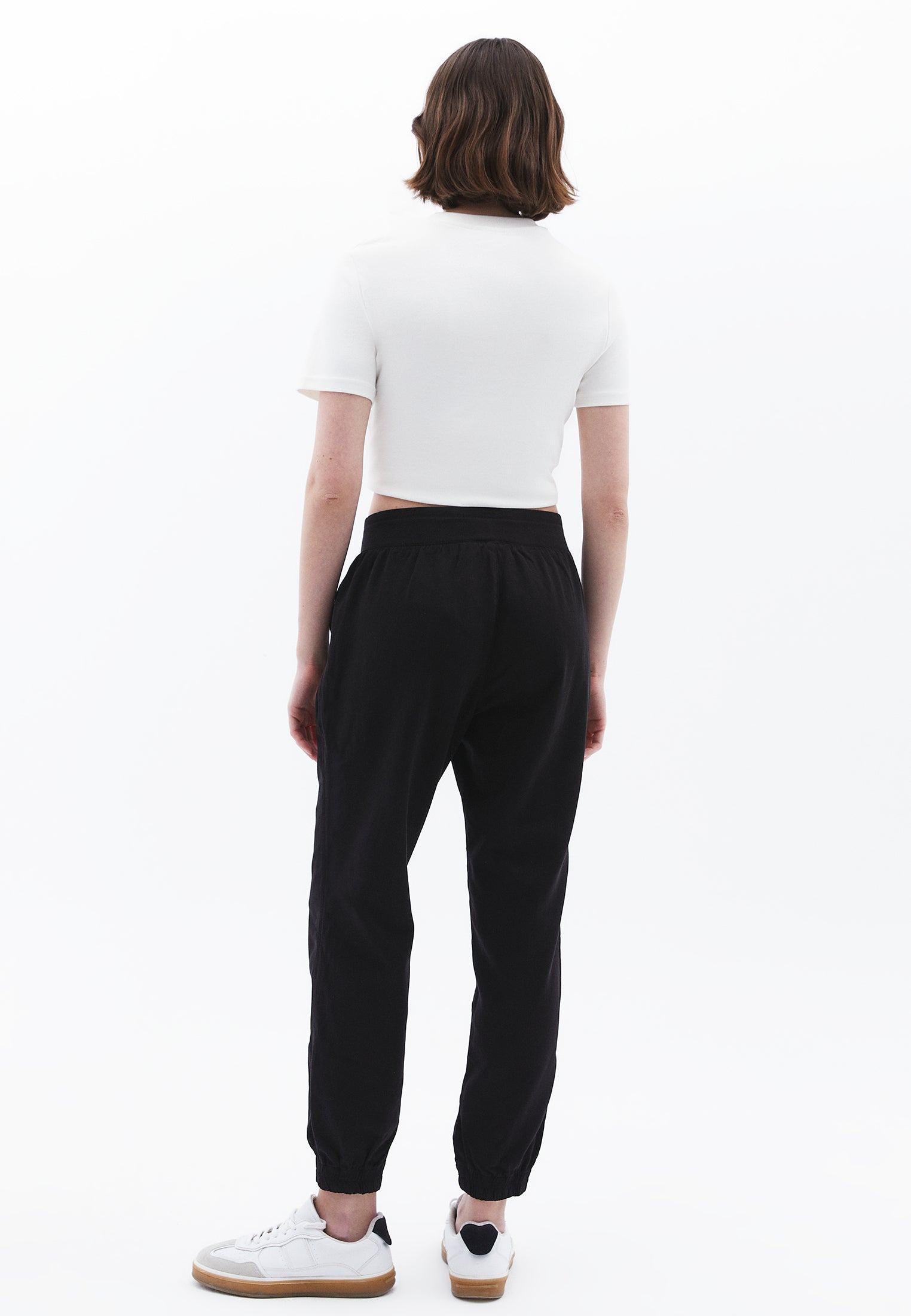 Summer Tencel Jogger Pants - BLACK