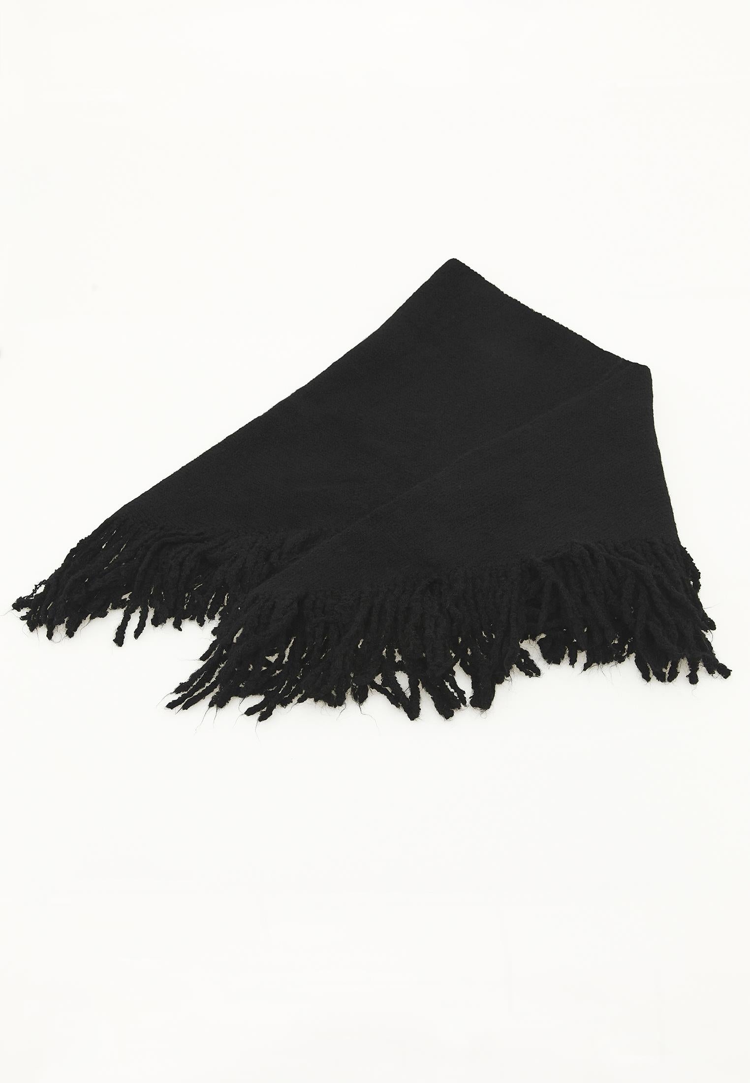 Scarf Shawl Design - BLACK