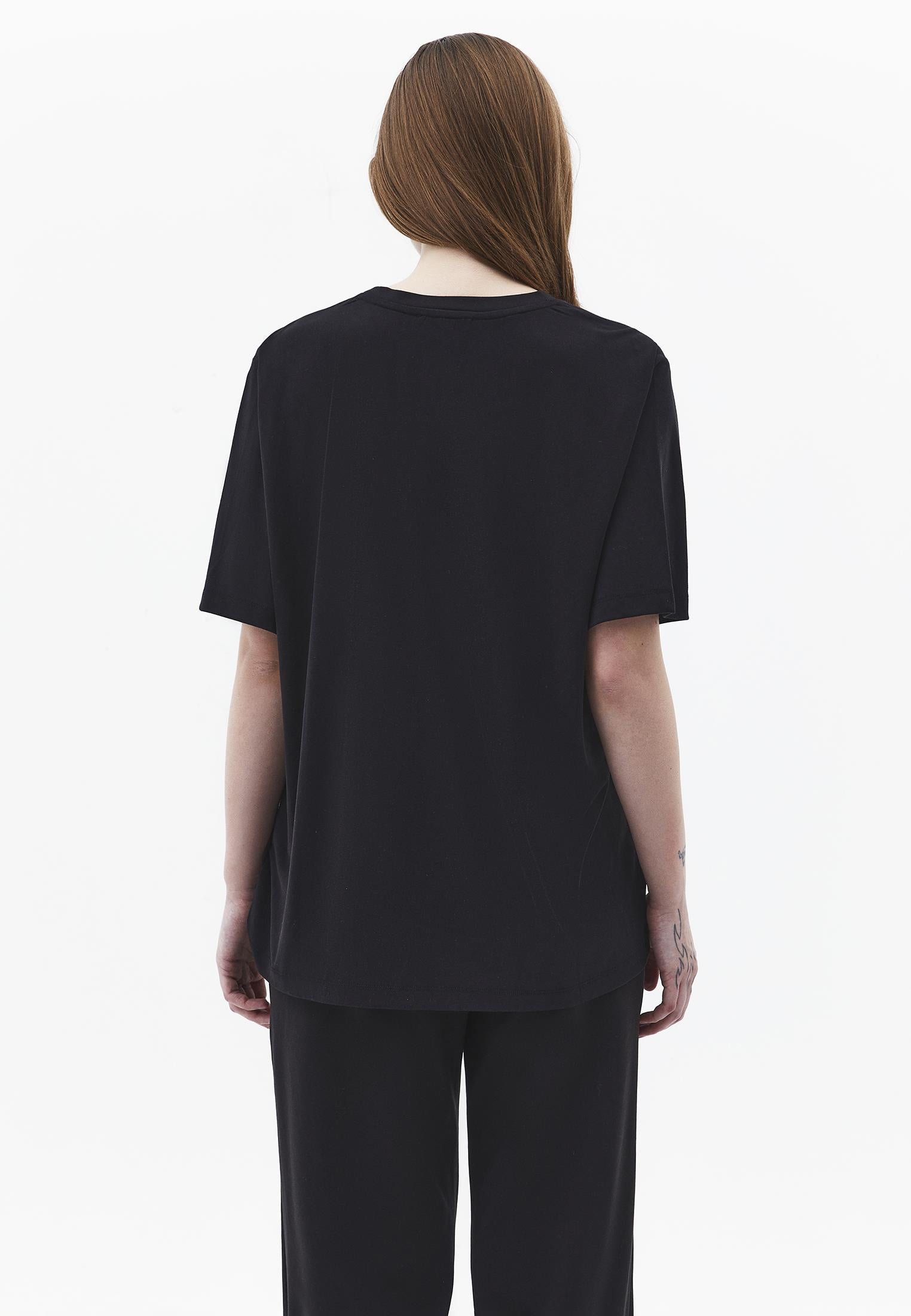Oversize Modal Tunic - BLACK