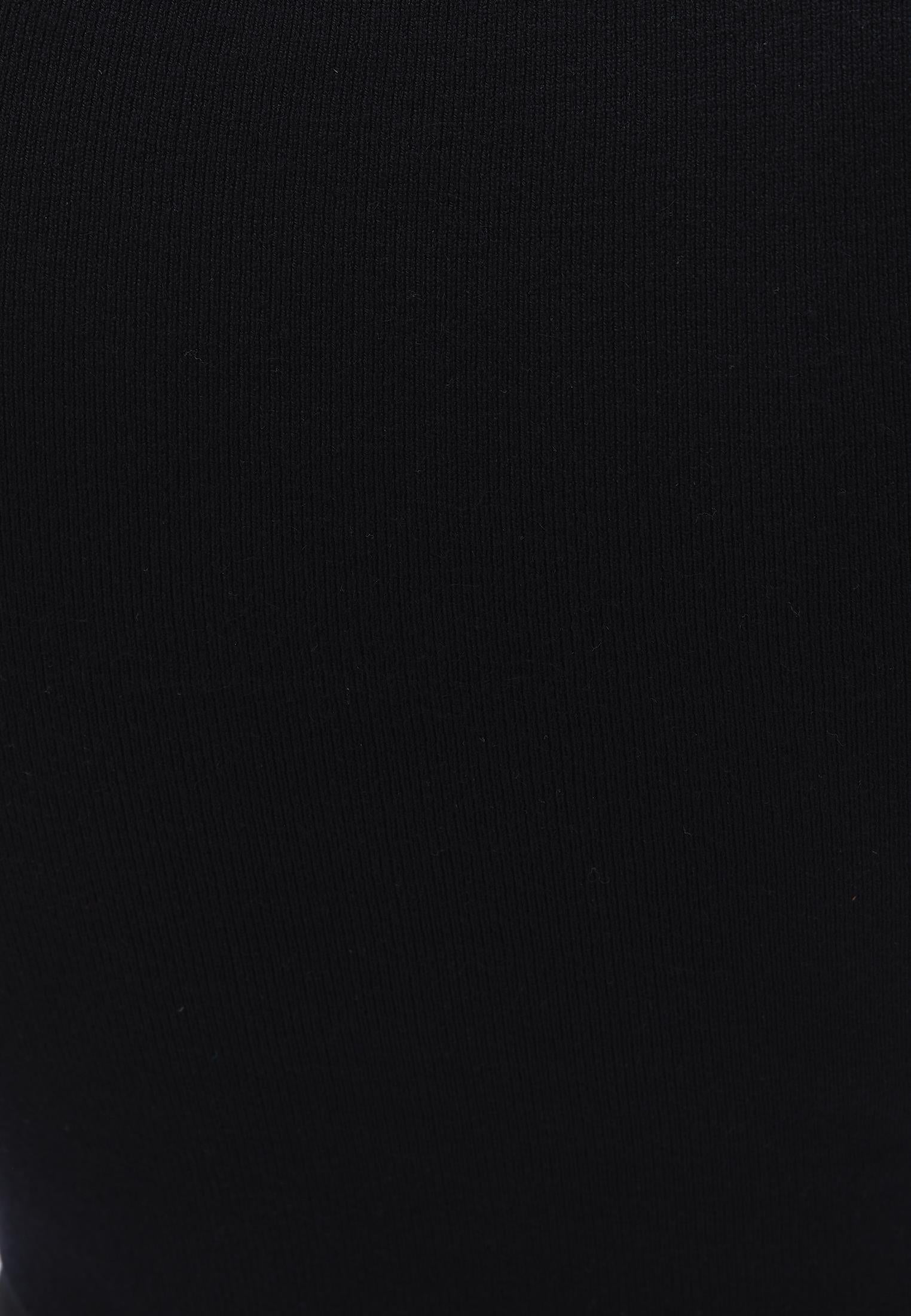 Crew Neck Raglan Sleeve Crop Sweater - BLACK