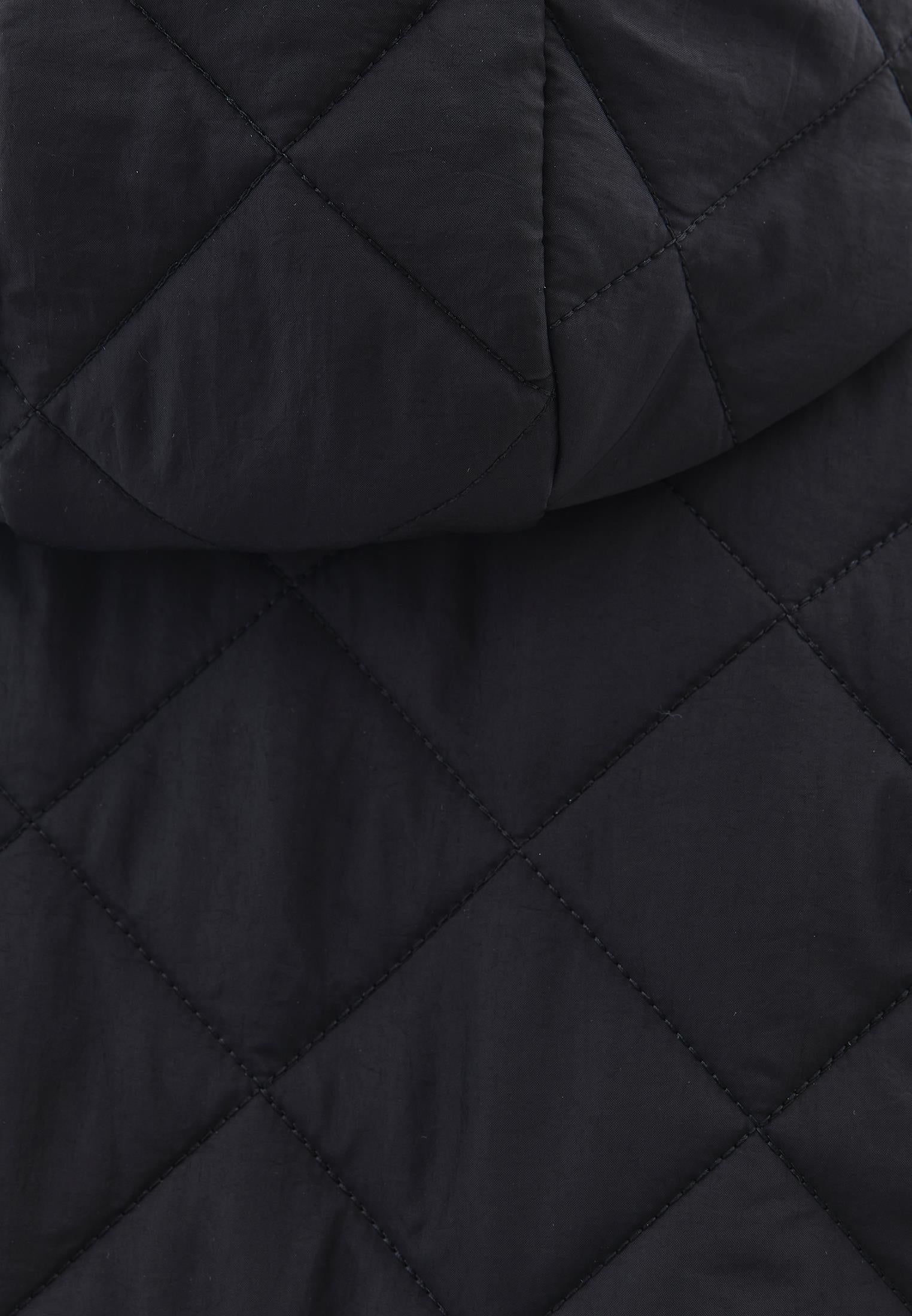 Long Coat With Hood - BLACK