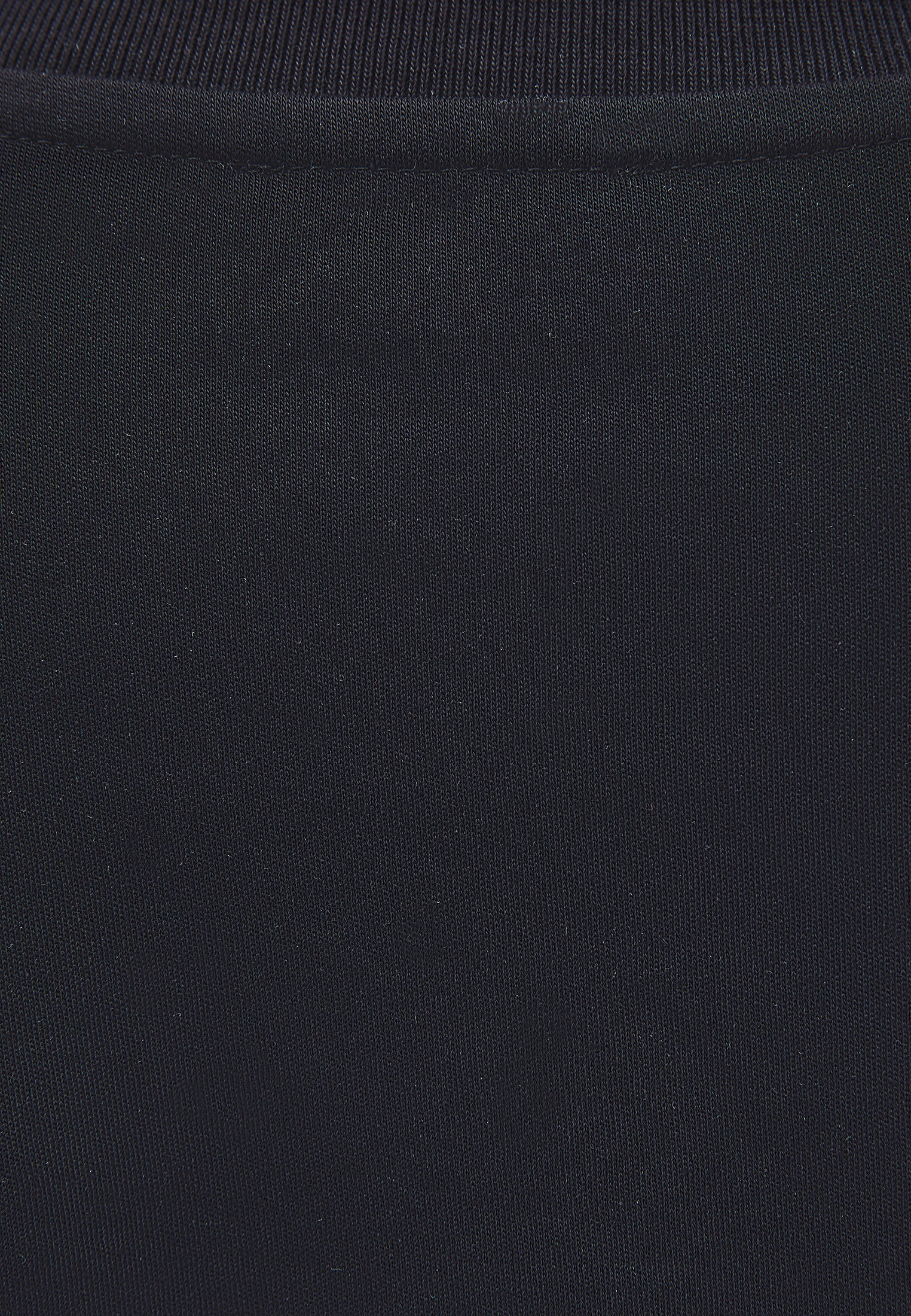 Crew Neck Loose Fit T-Shirt - BLACK