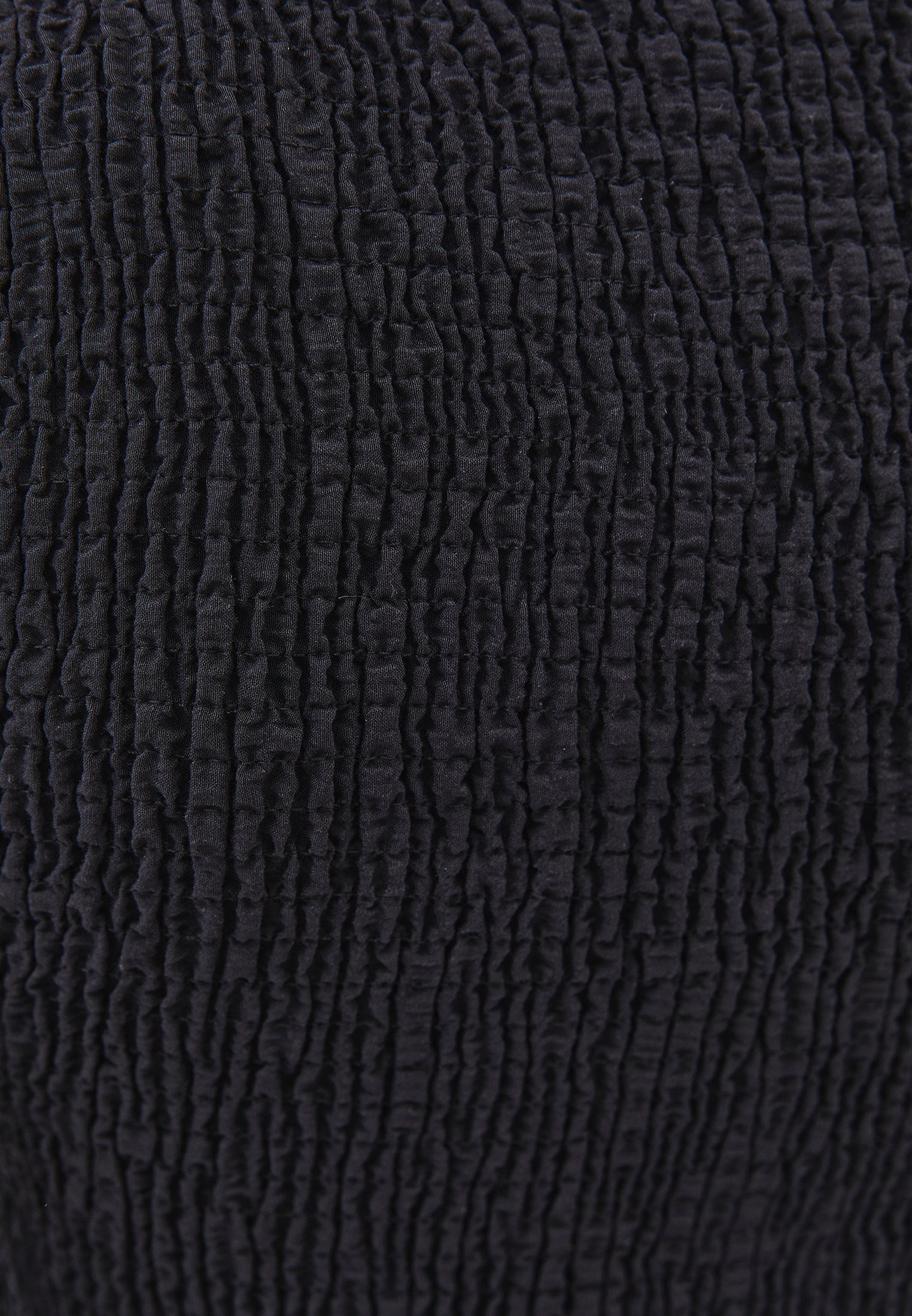 Smocked Sleeveless Women's Jumpsuit - BLACK