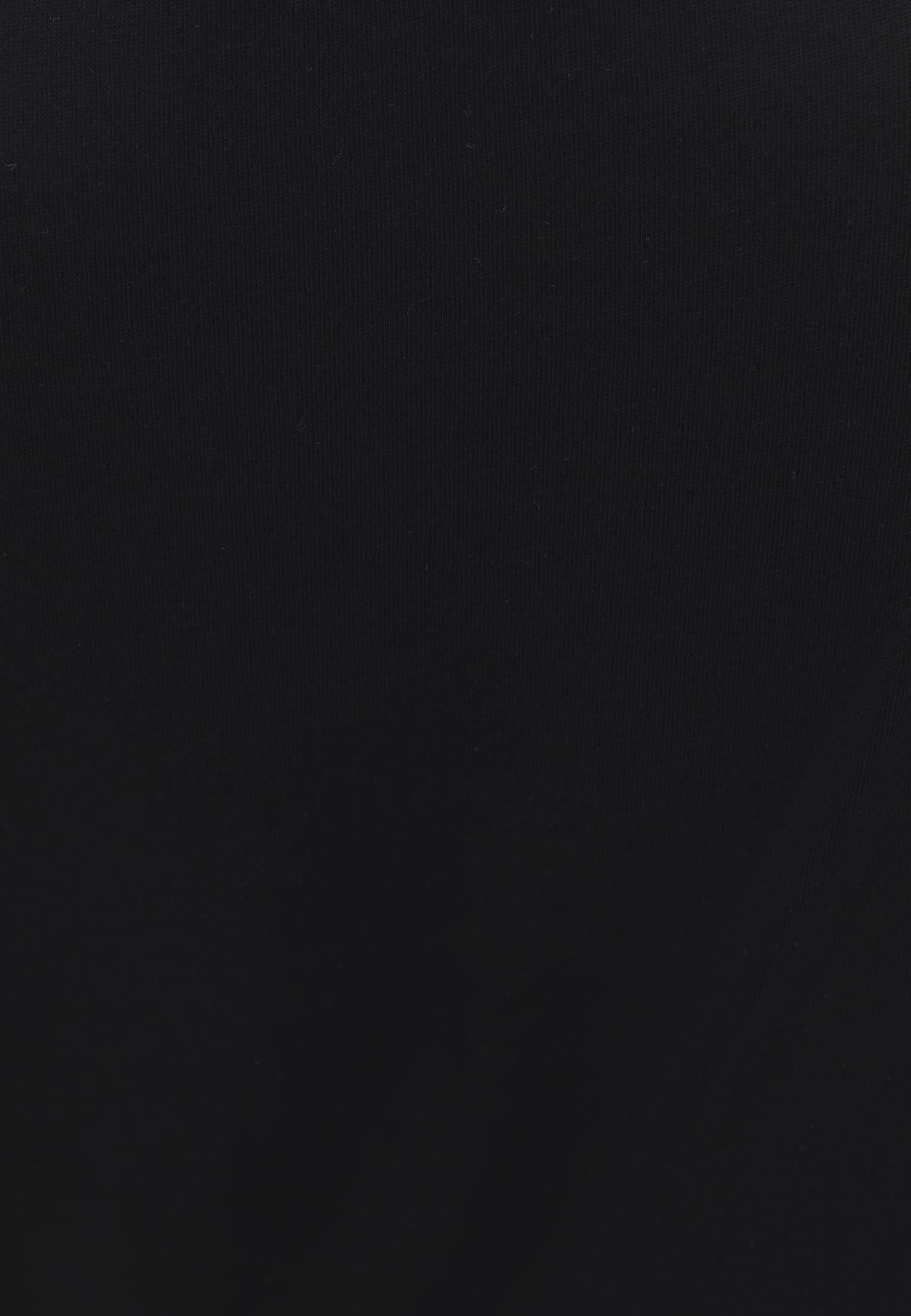 V Neck Short Sleeve T-Shirt - BLACK