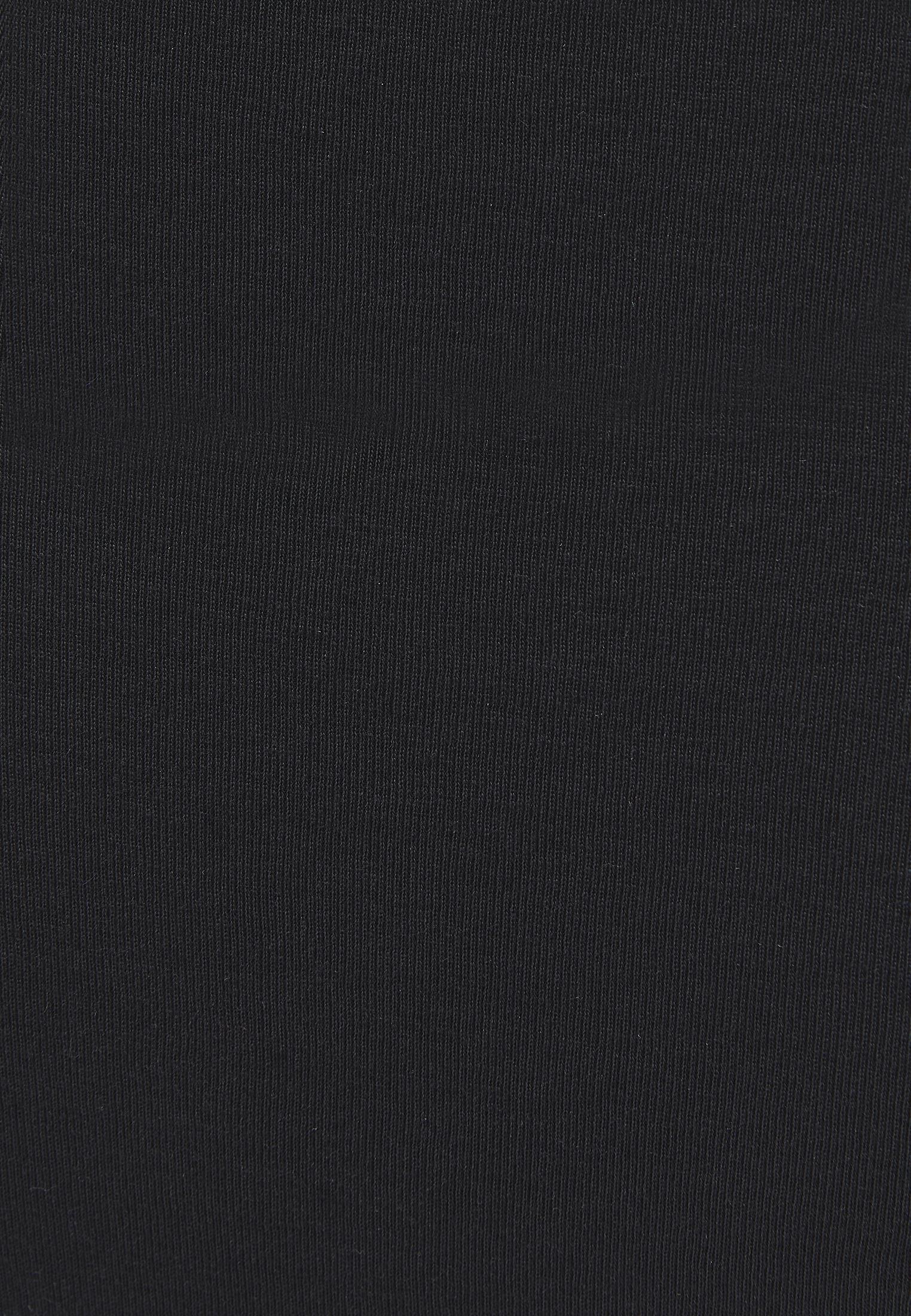 Crew Neck Short Sleeve T-Shirt - BLACK