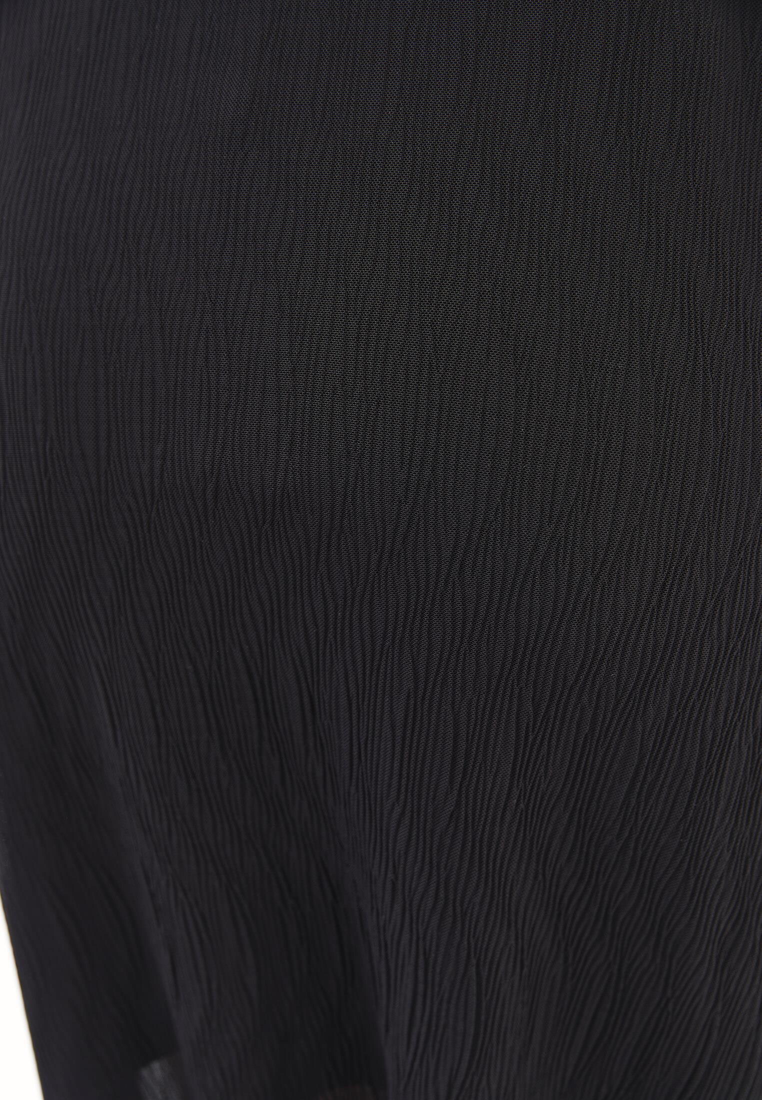 Wrap High Waist Maxi Skirt - BLACK