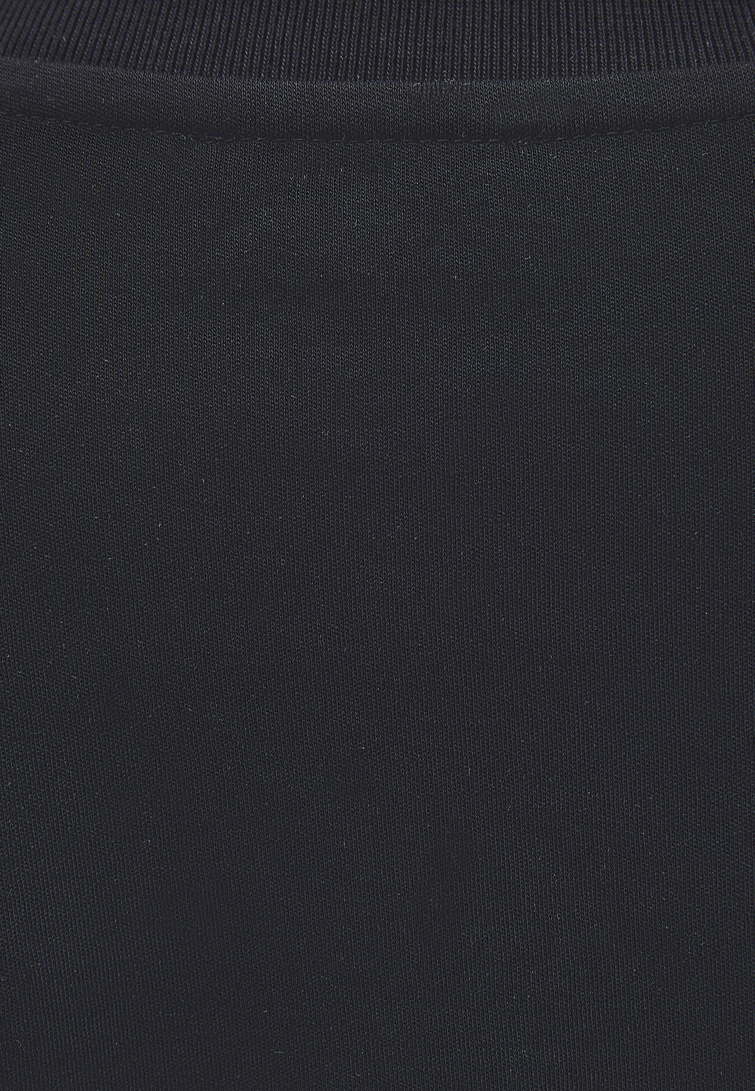 Crew Neck Loose Fit T-Shirt - BLACK