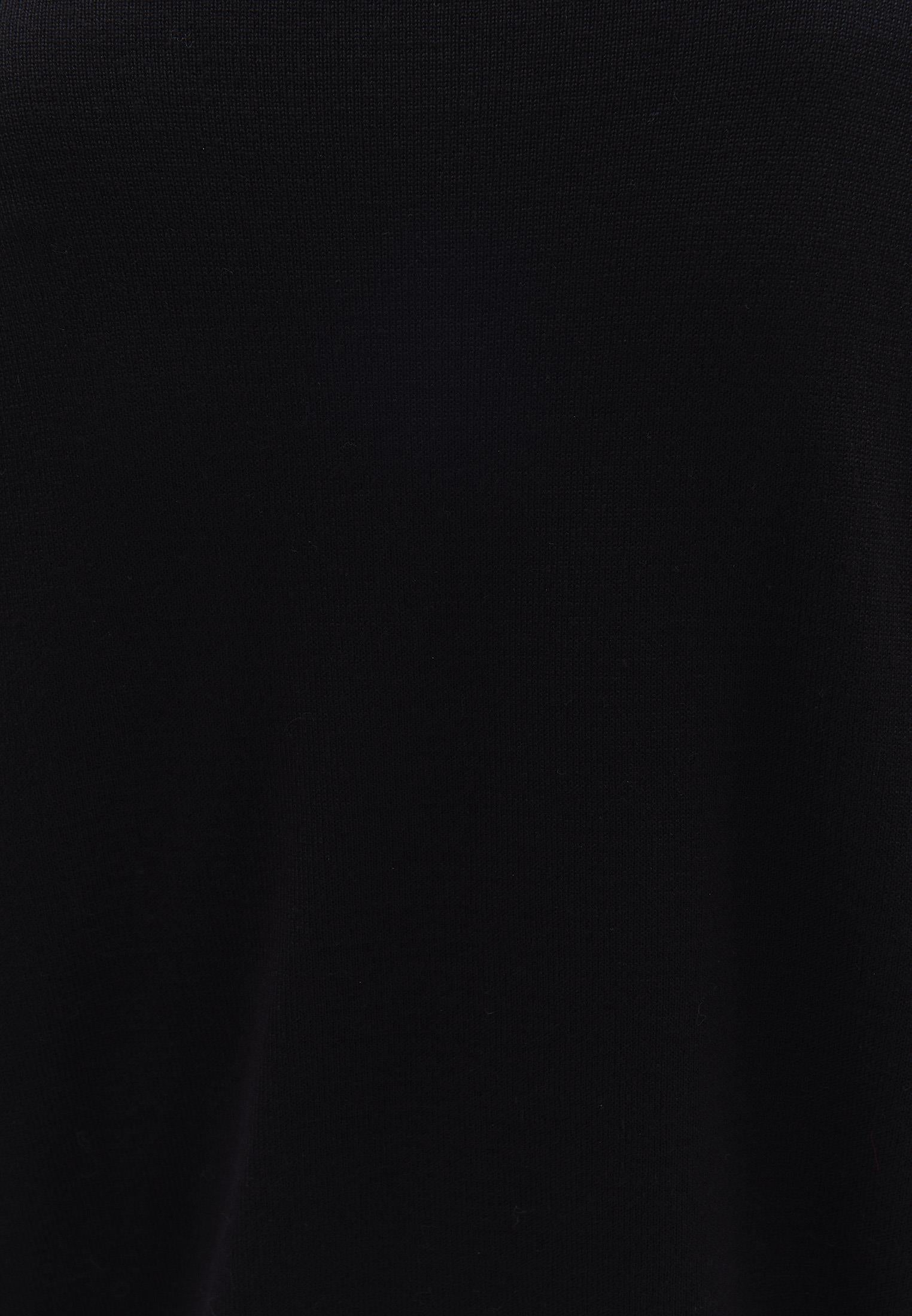 Crew Neck Sweater With Bow Detail - BLACK