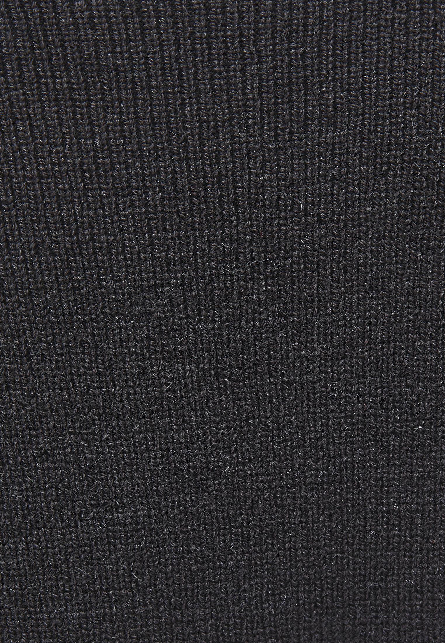 Boat Neck Long Sleeve Sweater - BLACK