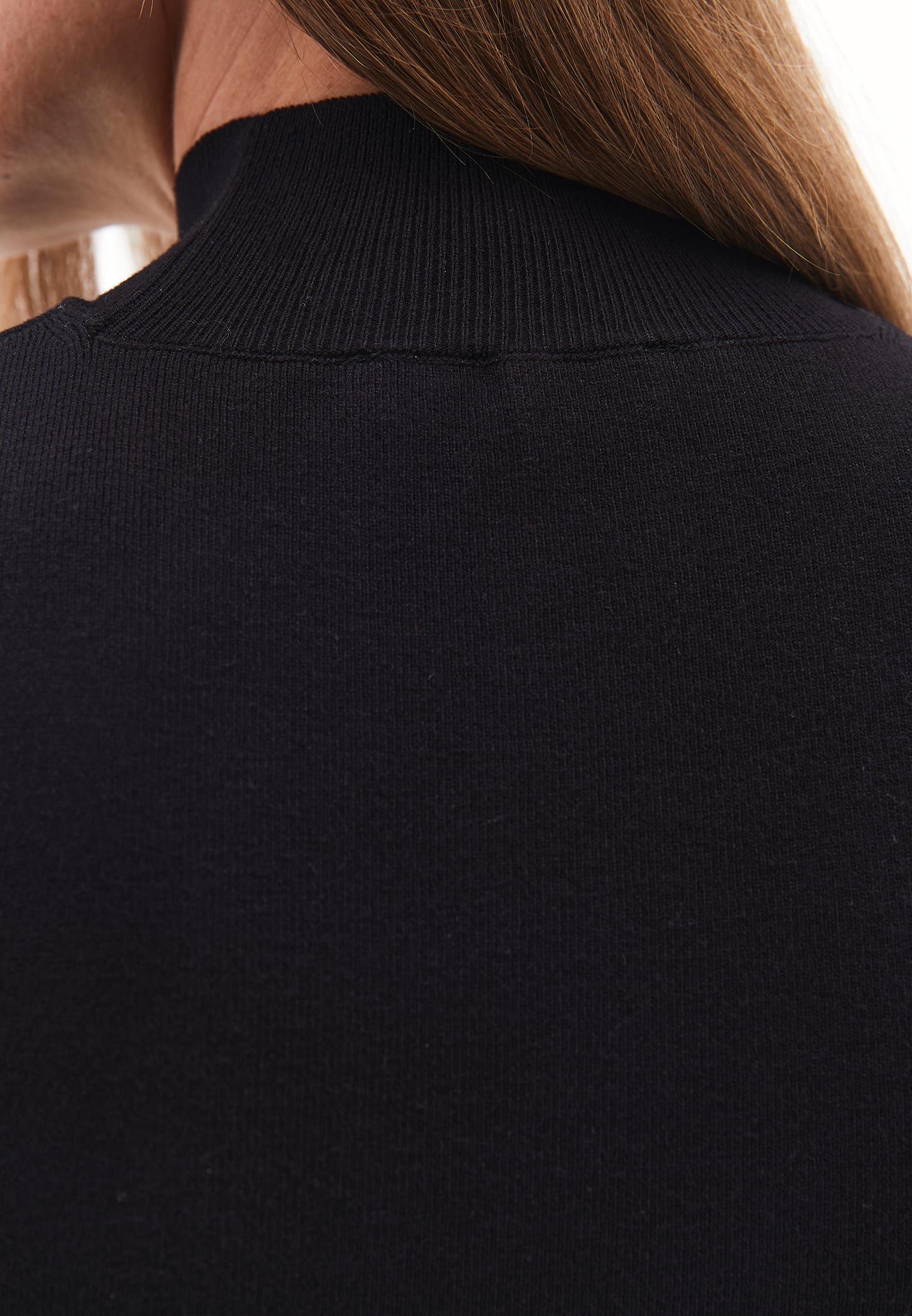 High Neck Tank Top - BLACK