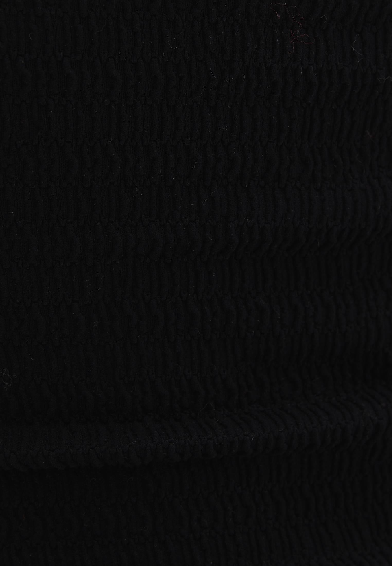 V Neck Bodycon Tank Top - BLACK