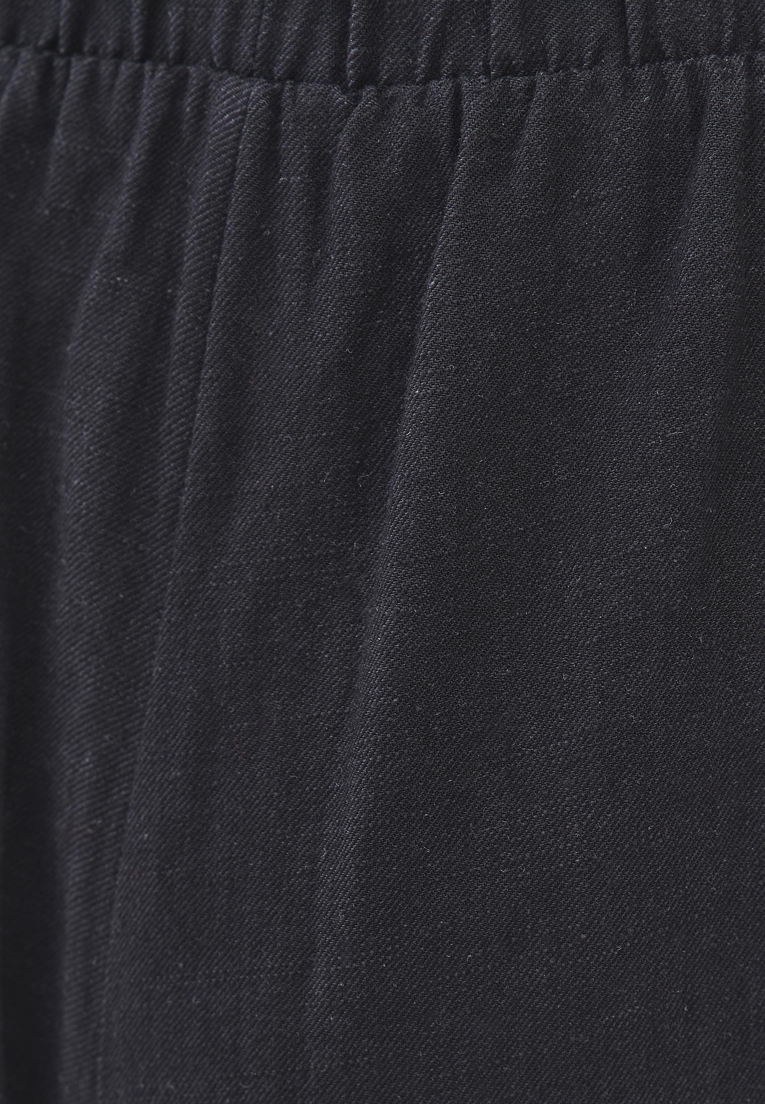 Ultra High Waist Wide Leg Pants - BLACK