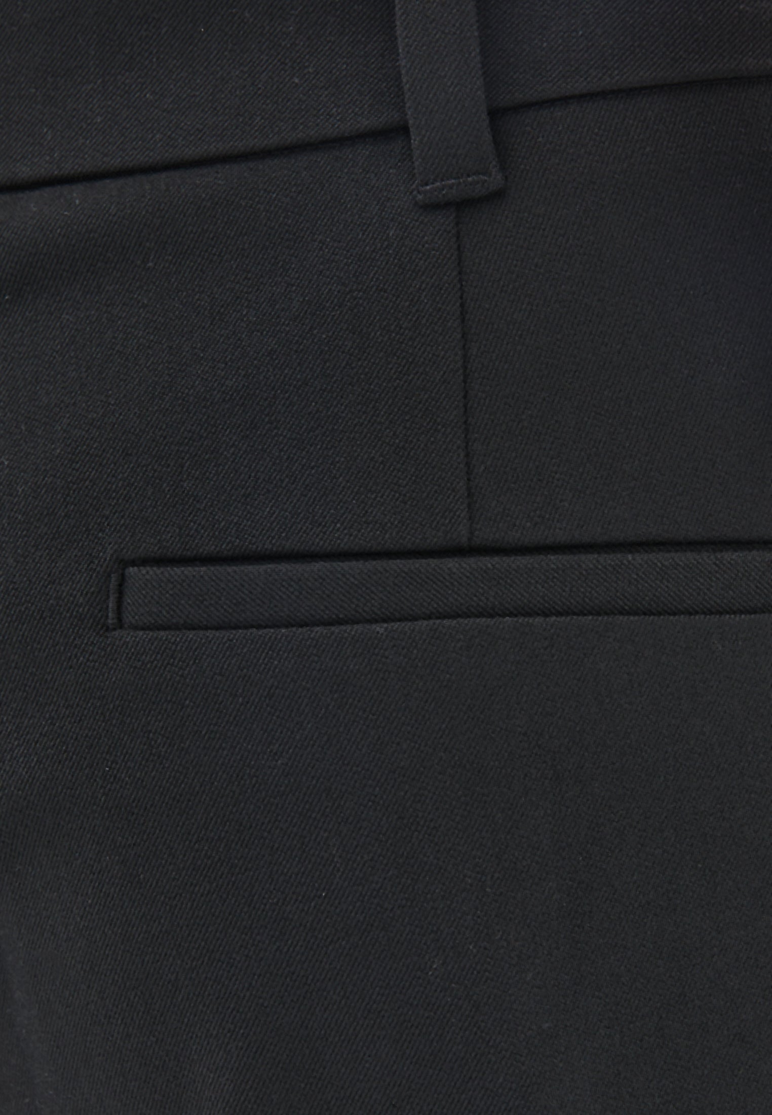 High Waist Wide Leg Pleated Pants - BLACK