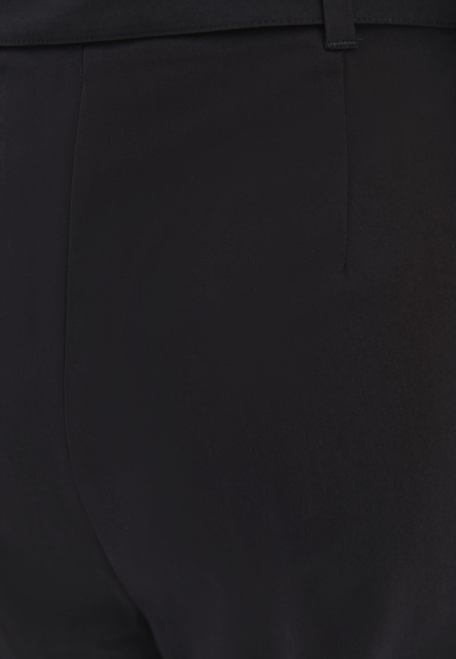 High Waist Wide Leg Pants - BLACK