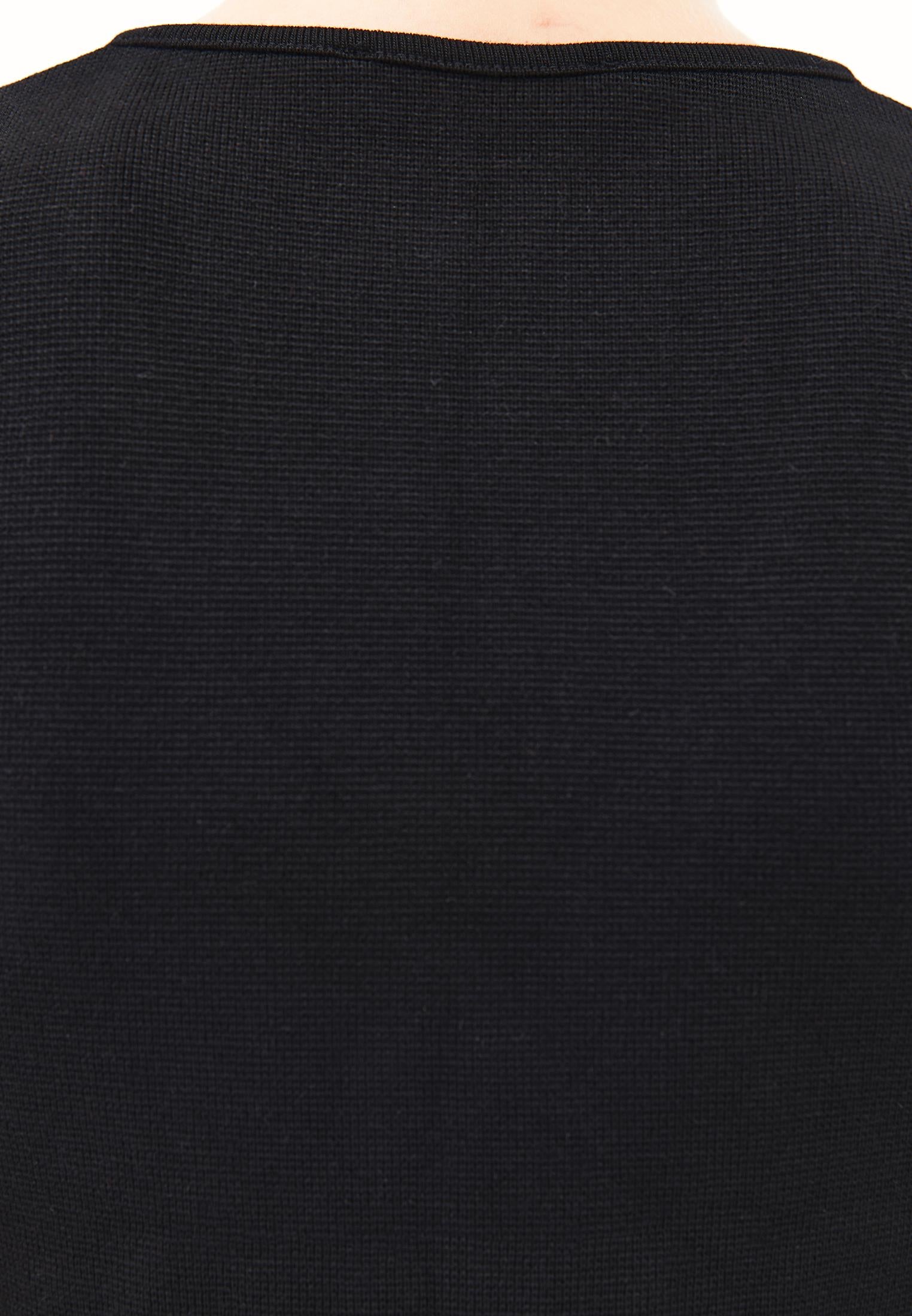 Midi Relaxed Fit Button Detailed Vest - BLACK