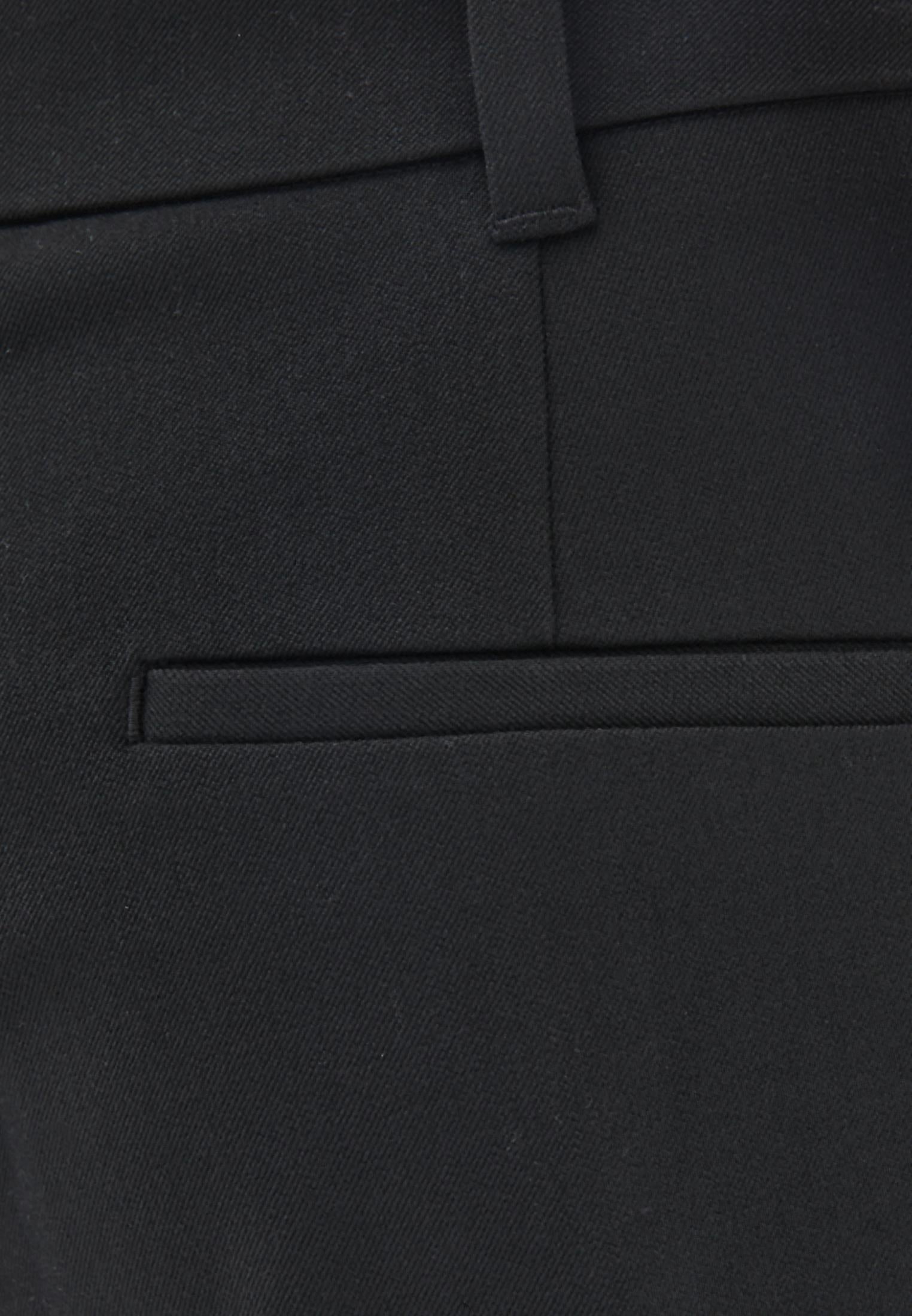 High Waist Wide Leg Pleated Pants - BLACK