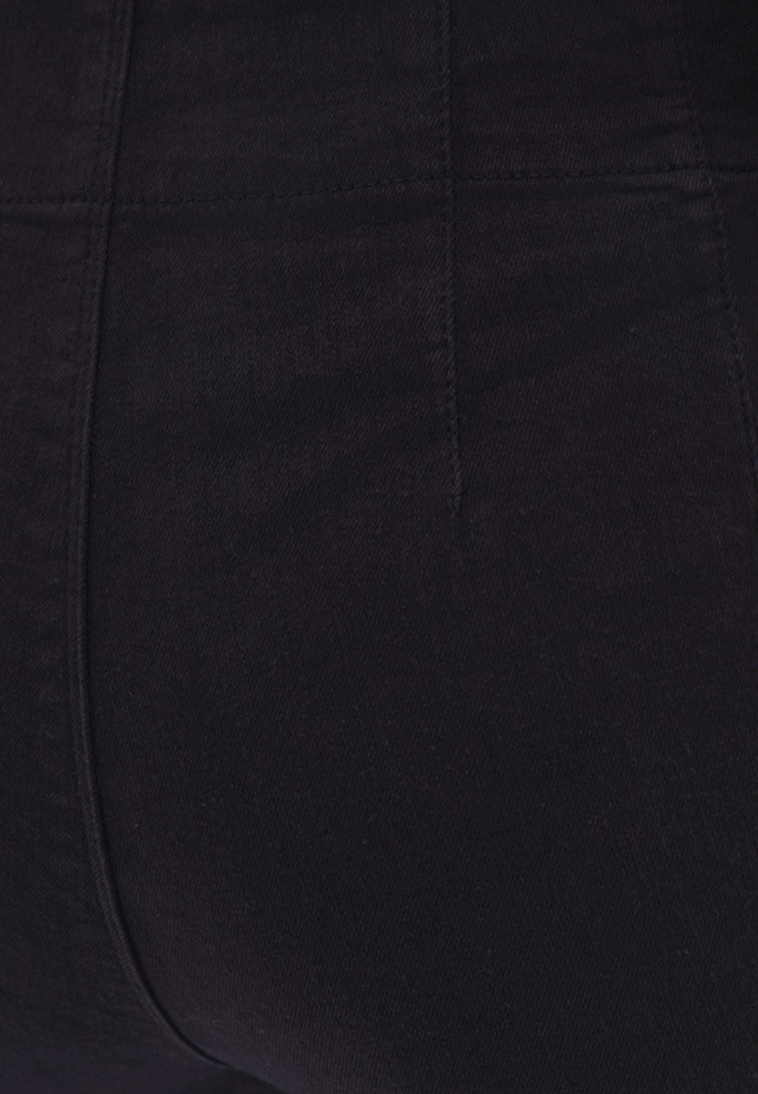 Long Slit Spanish Flared Pants - BLACK