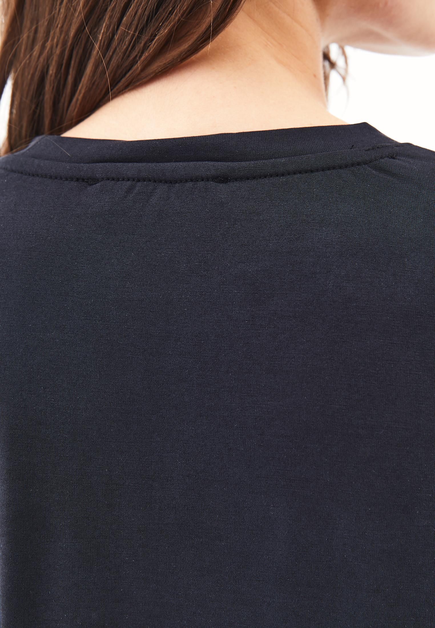 Oversize Tunic T-Shirt - BLACK