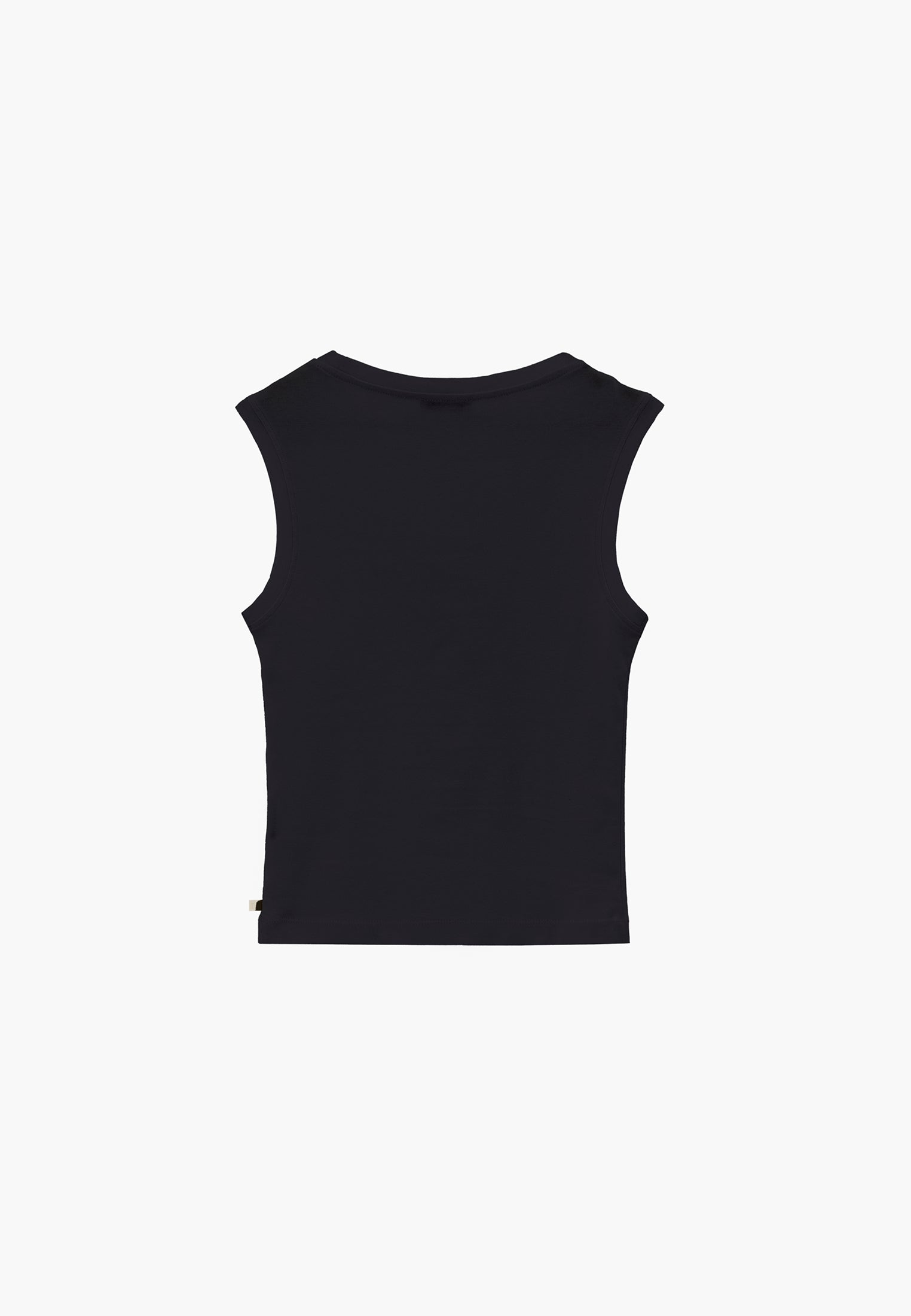 Slim Fit Sleeveless Undershirt - BLACK