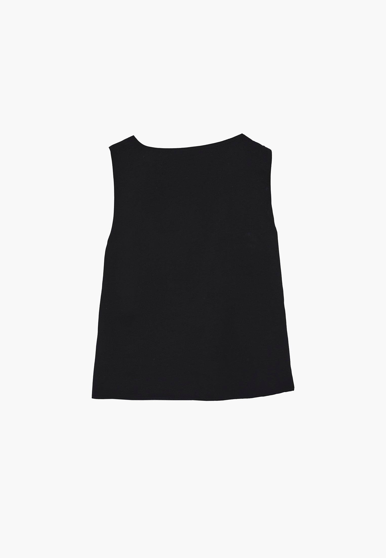 Boat Neck Blouse With Bow Detail - BLACK