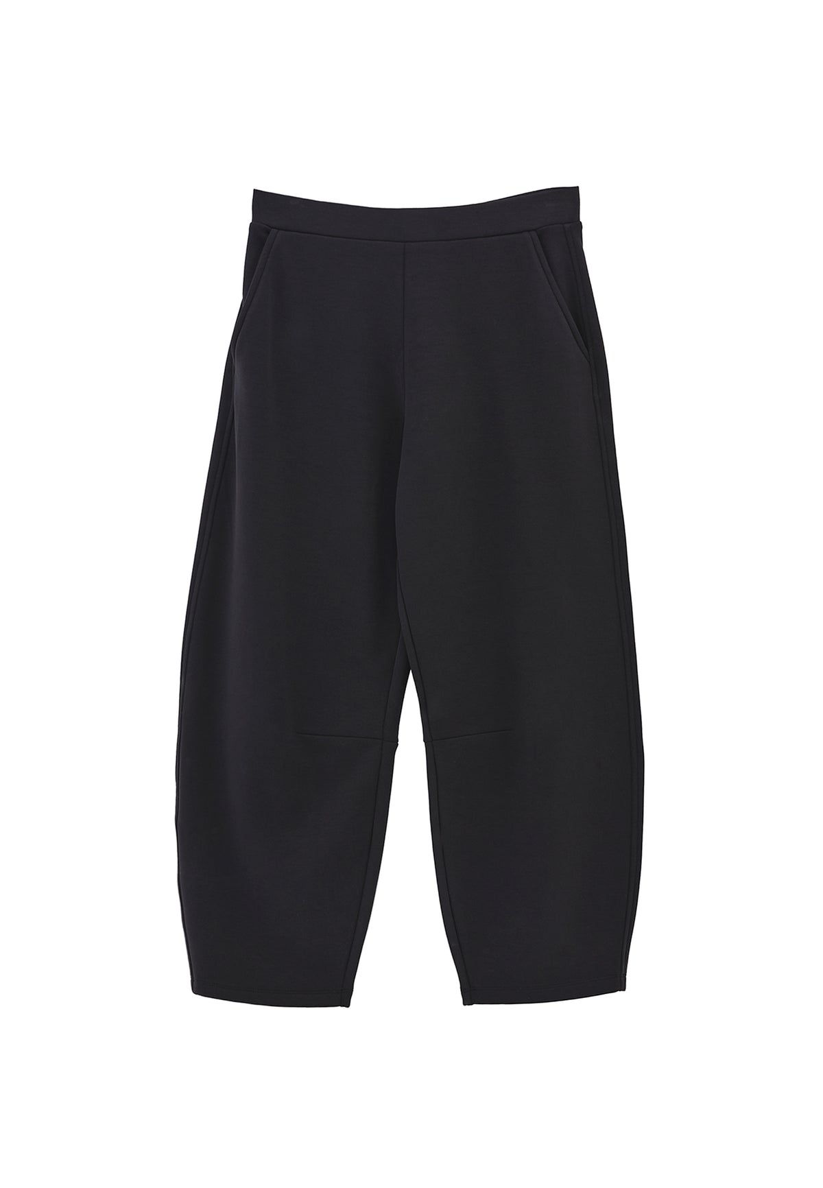 Barrel Leg Pants - BLACK